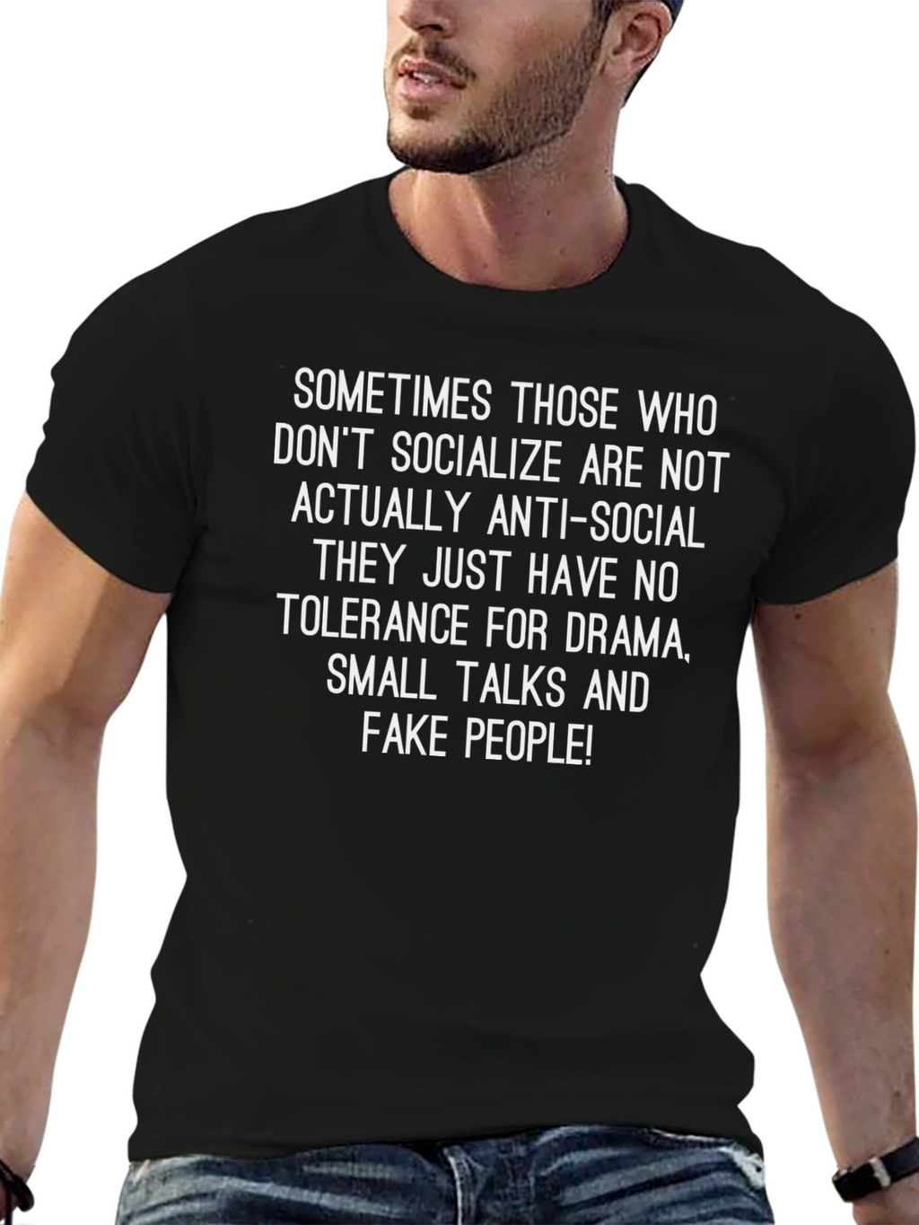 Anti-Social Tolerance T-Shirt: Drama-Free Style