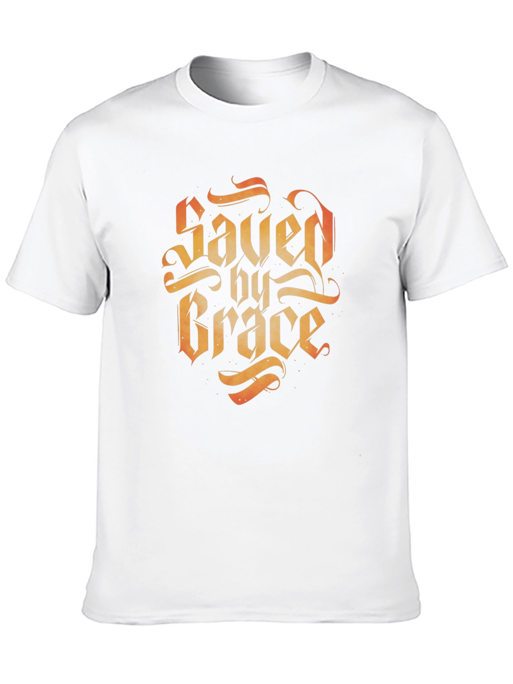 Saved by Grace Graphic Tee - Religious Faith T-Shirt