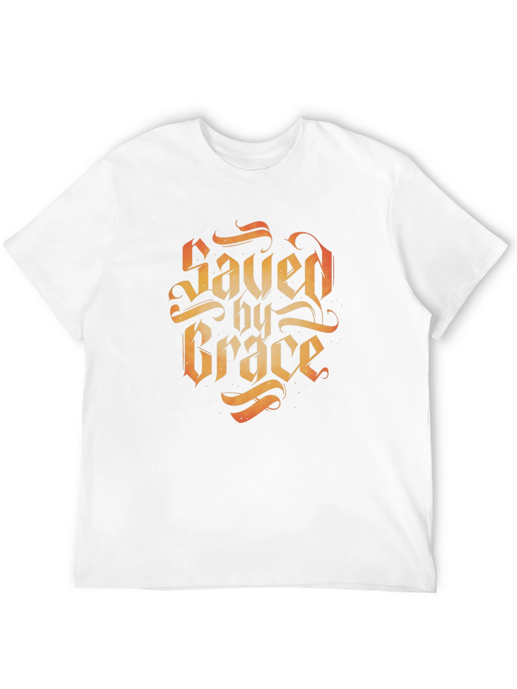 Saved by Grace Graphic Tee - Religious Faith T-Shirt