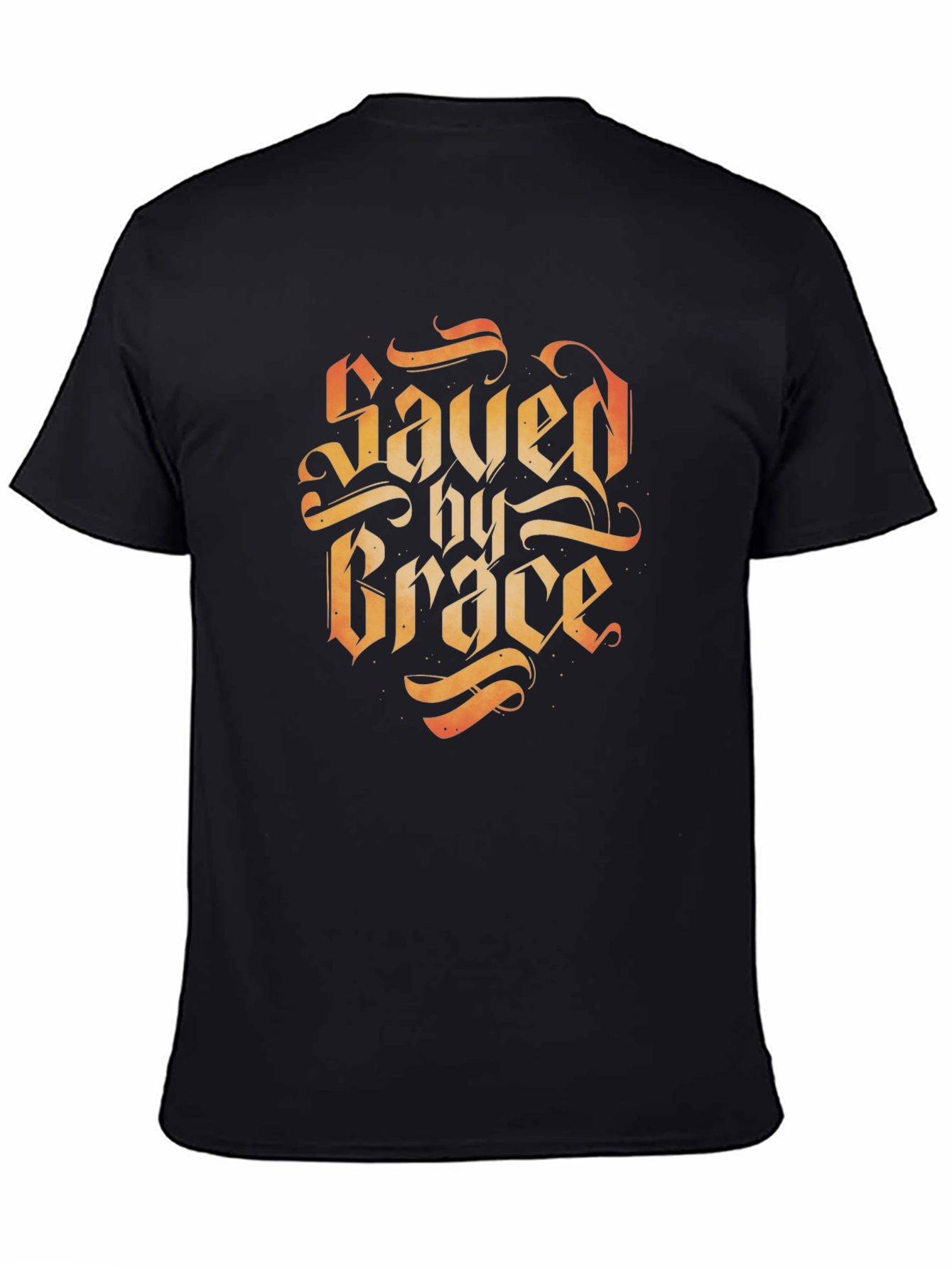 Saved by Grace Graphic Tee - Religious Faith T-Shirt