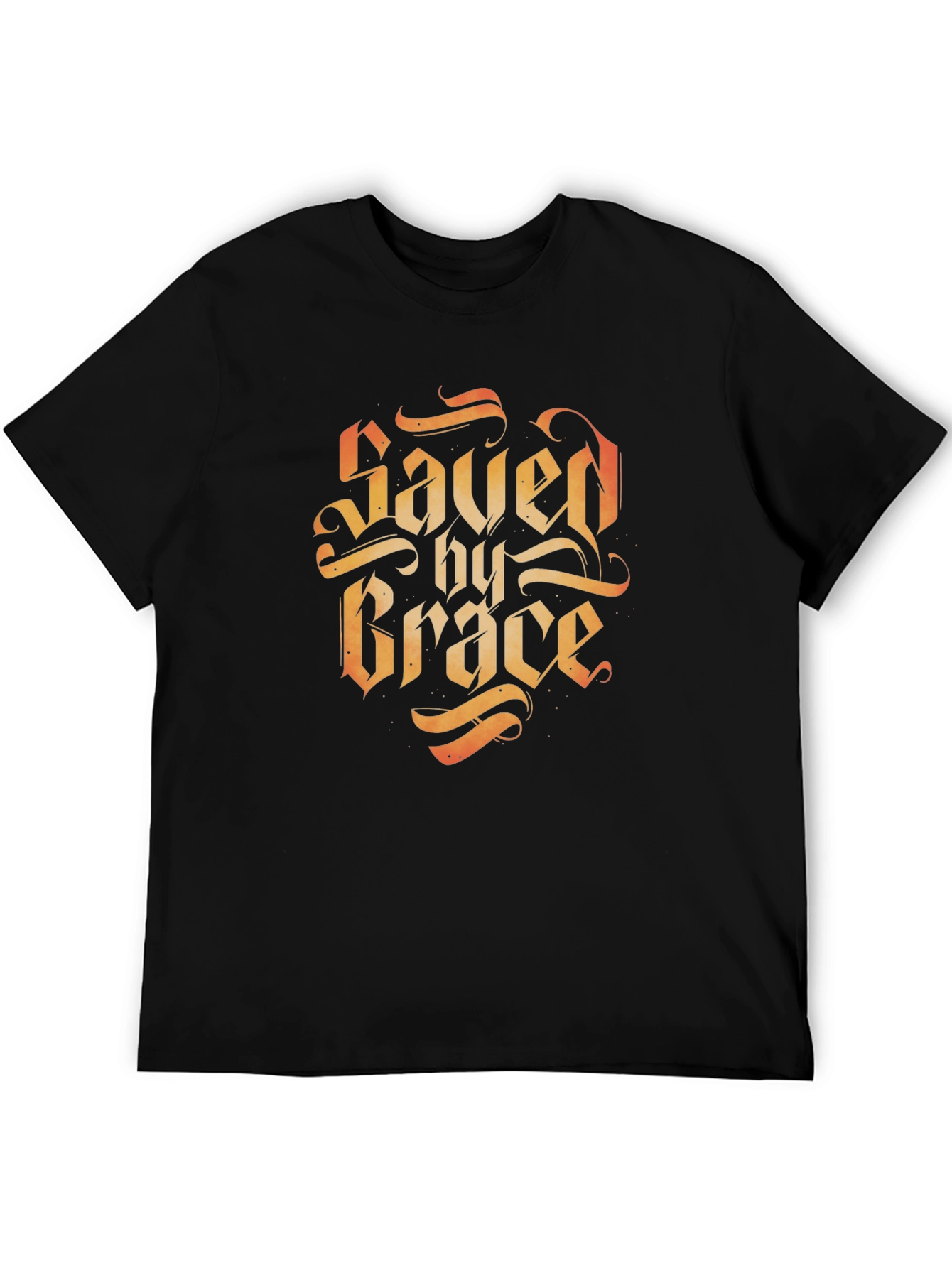 Saved by Grace Graphic Tee - Religious Faith T-Shirt