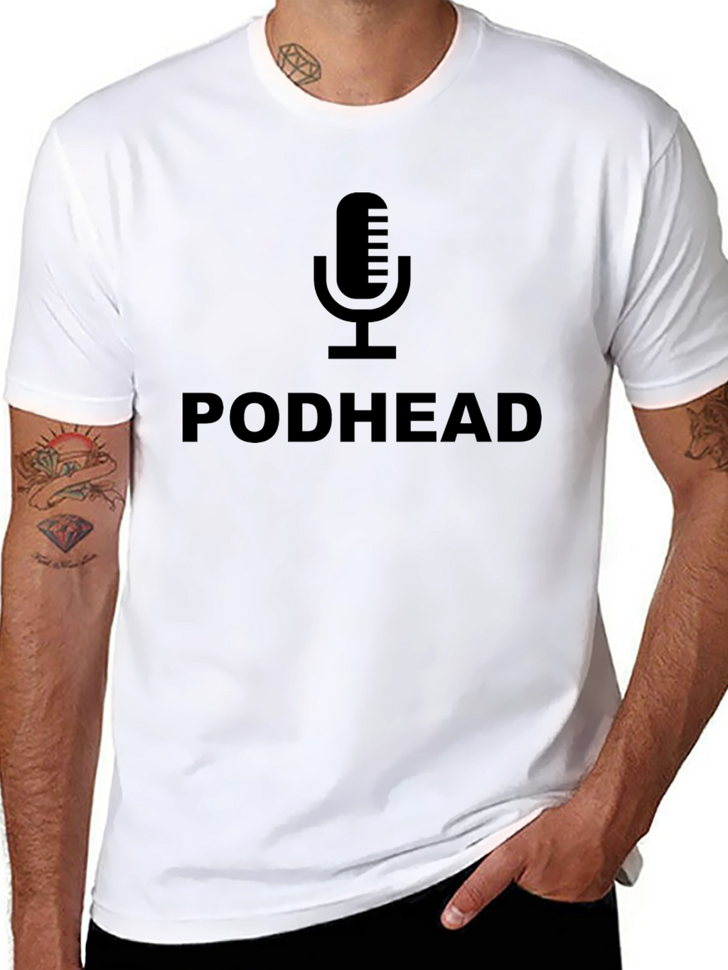 Podhead Podcast Black T-Shirt