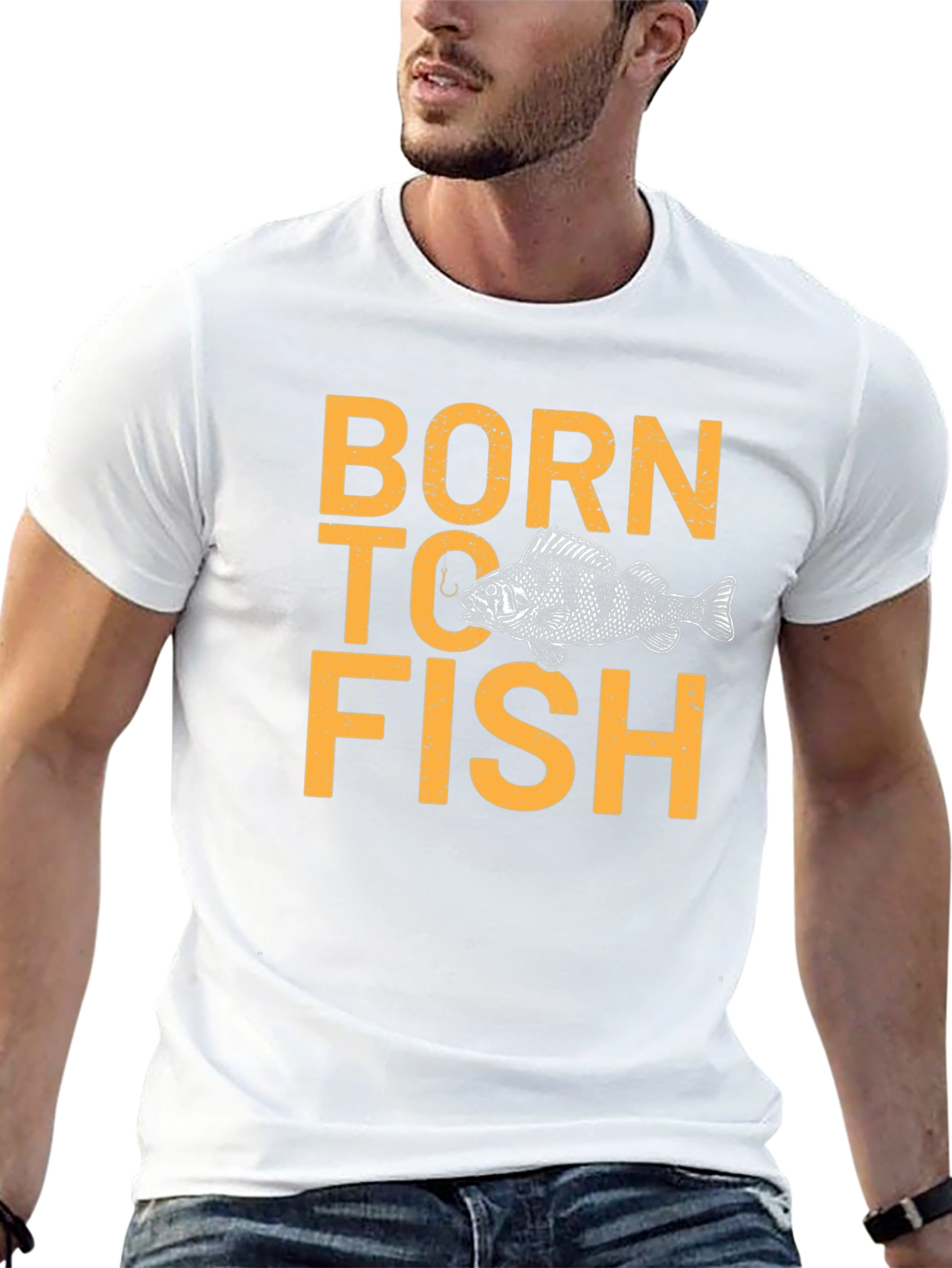 Born to Fish Graphic T-Shirt - Fisherman Apparel