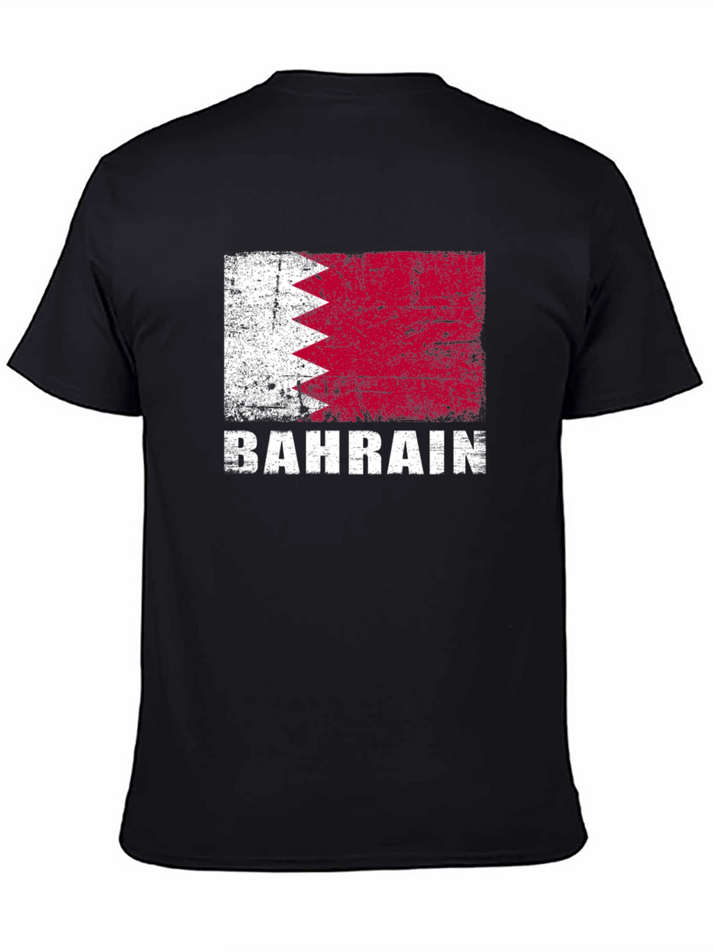 Bahrain Flag T-Shirt - Distressed Graphic Tee