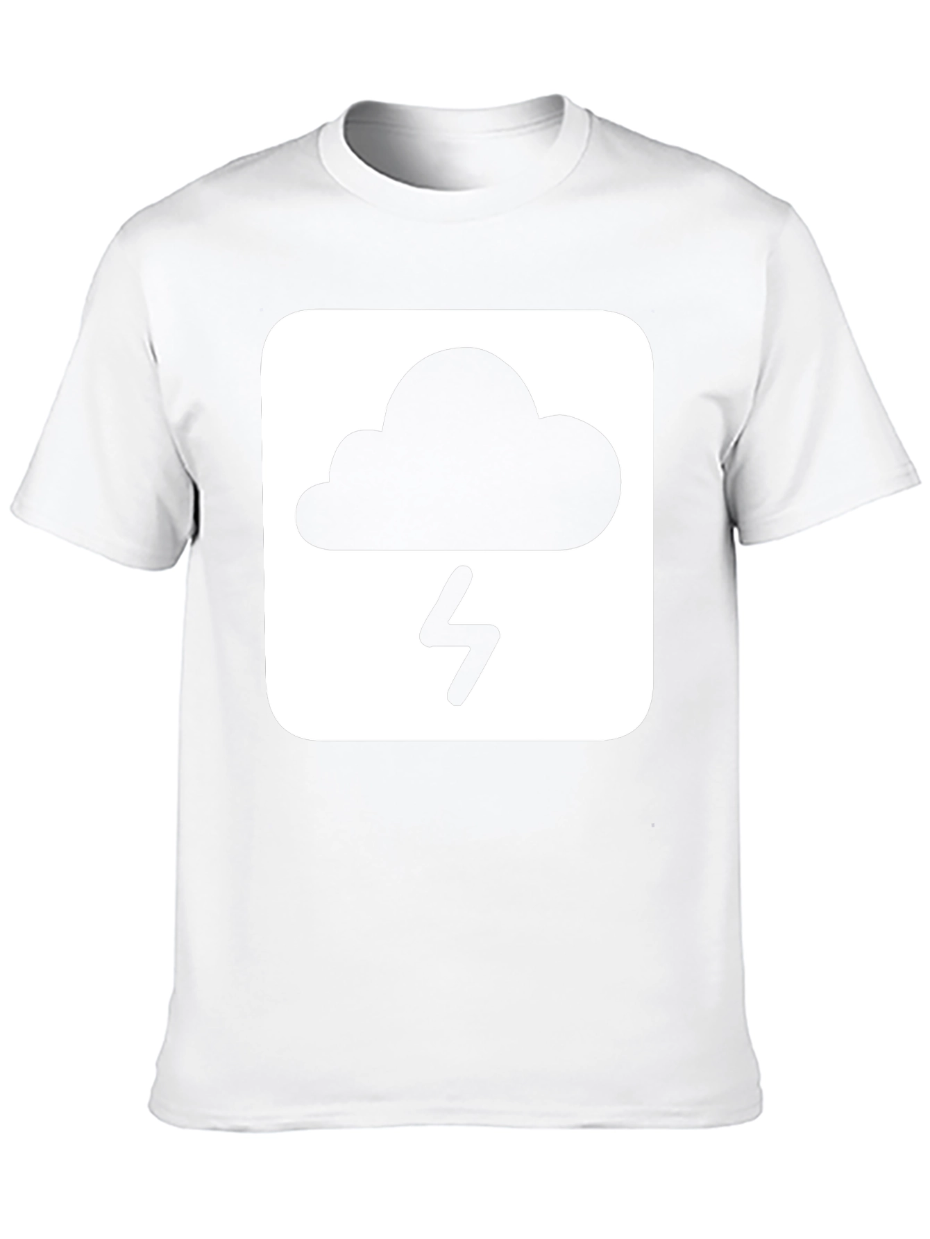 Storm Cloud Graphic T-Shirt - Black Cotton Tee