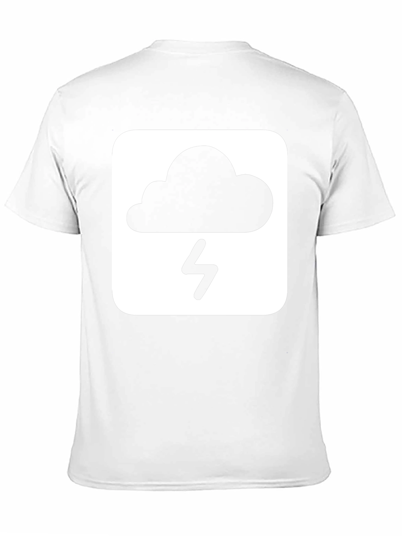 Storm Cloud Graphic T-Shirt - Black Cotton Tee
