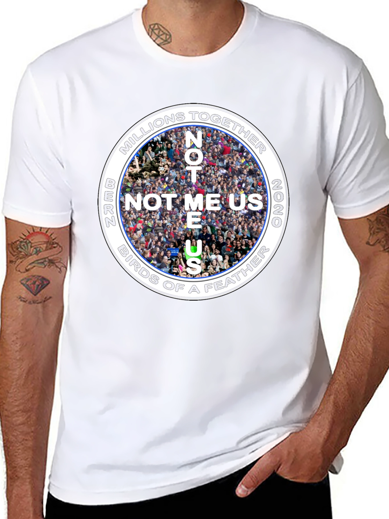 Bernie Sanders Not Me Us Graphic T-Shirt