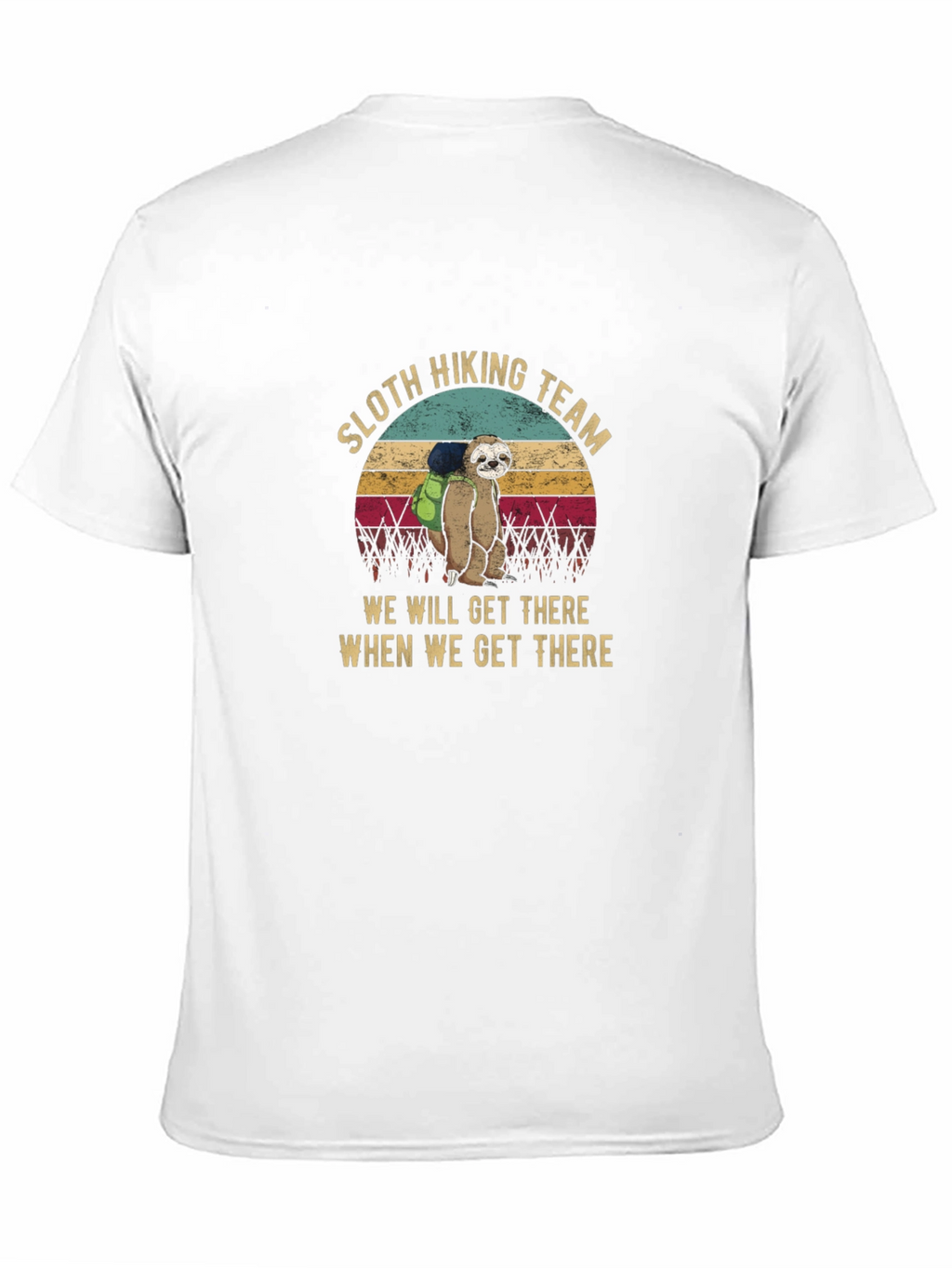 Sloth Hiking Team T-Shirt - Funny Hiking Tee