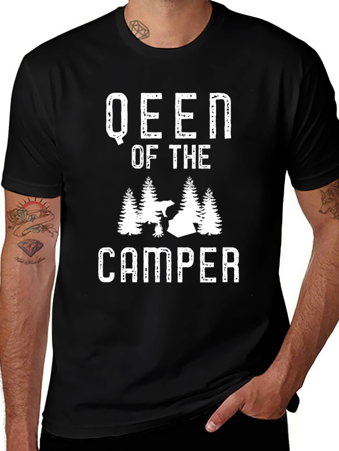 Queen of the Camper Graphic T-Shirt
