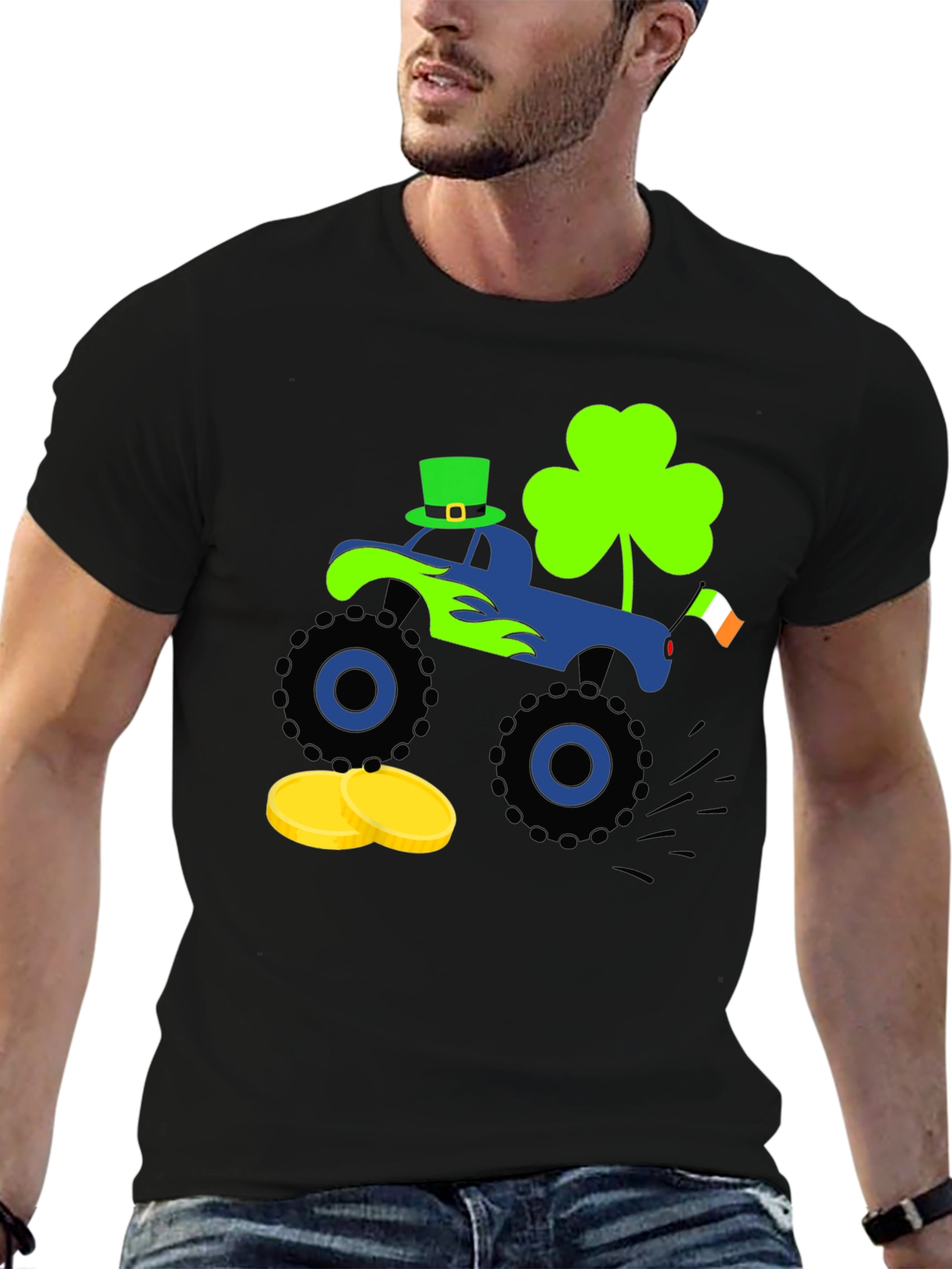 St. Patricks Day Monster Truck T-Shirt