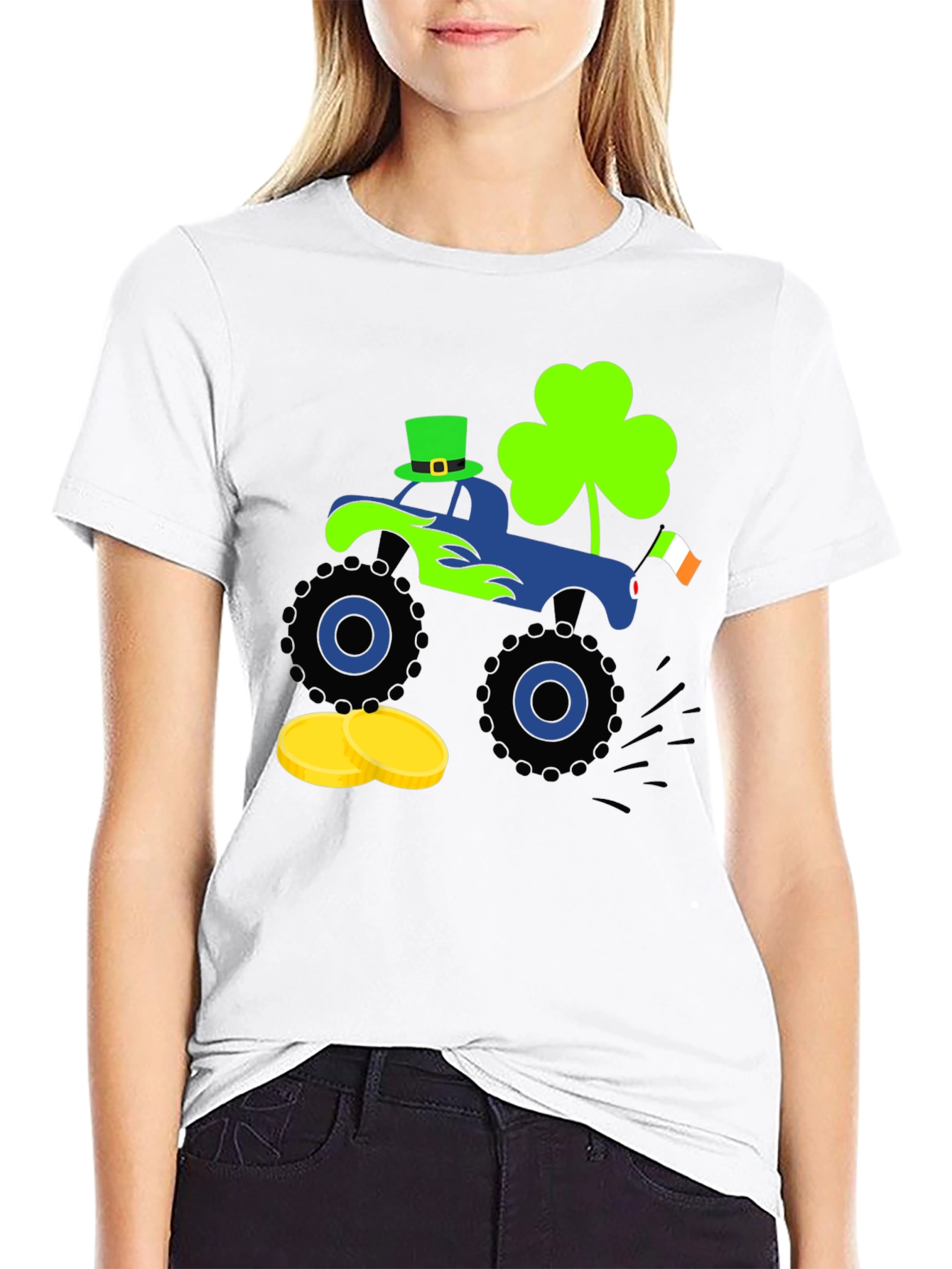 St. Patricks Day Monster Truck T-Shirt