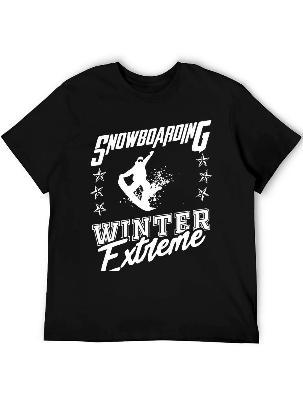 Snowboarding Winter Extreme Graphic T-Shirt