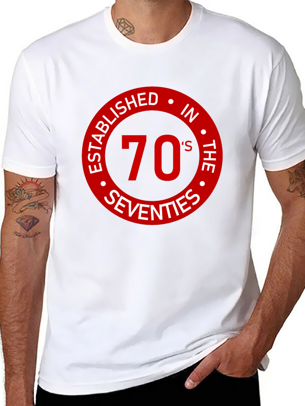 70s Established Black T-Shirt