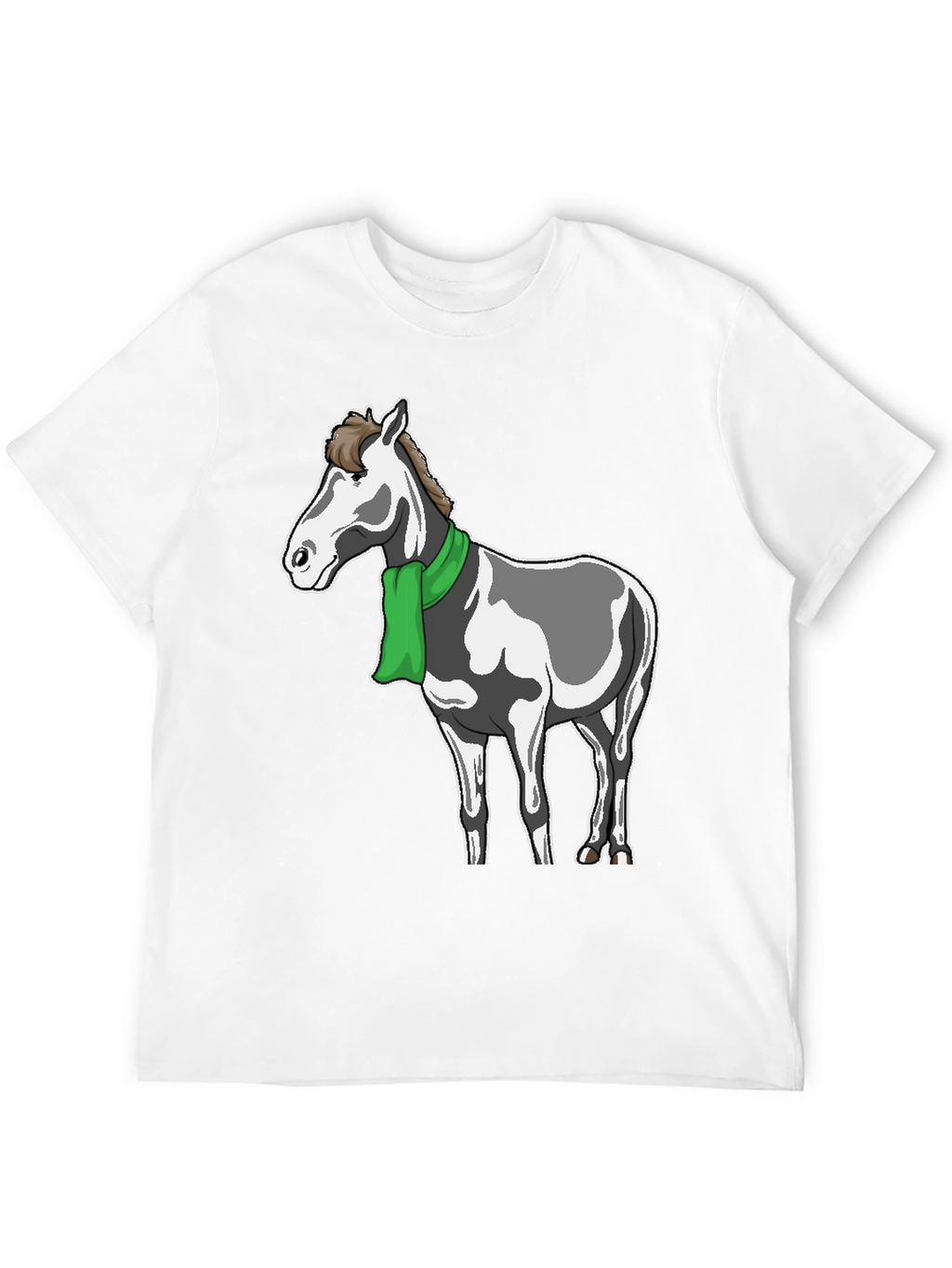 Horse with Scarf Graphic Tee