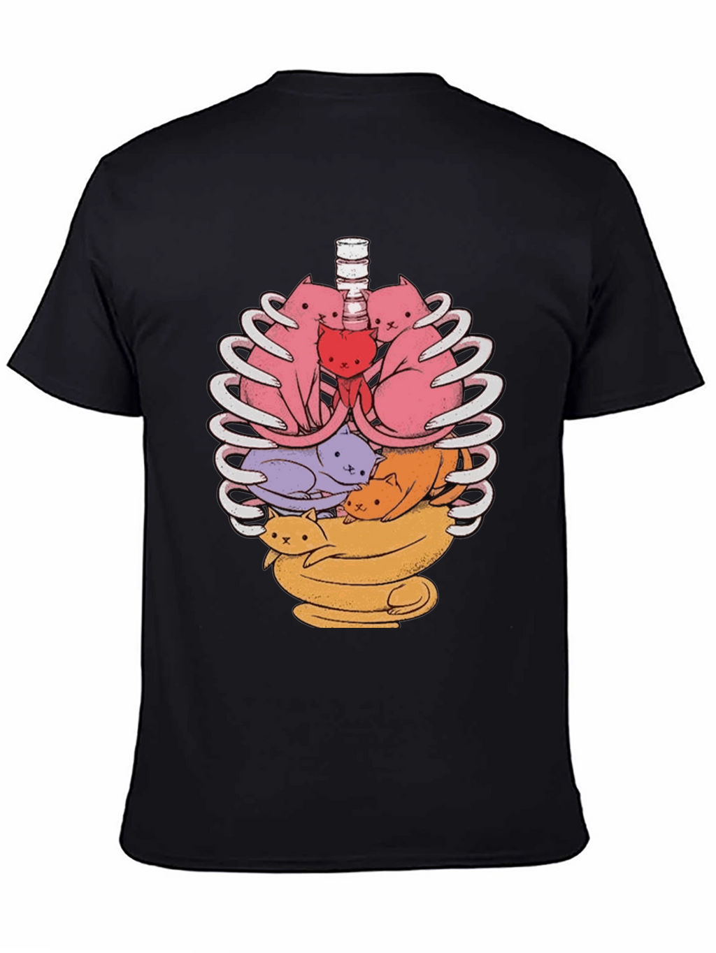 Anatomical Cat Ribcage T-Shirt