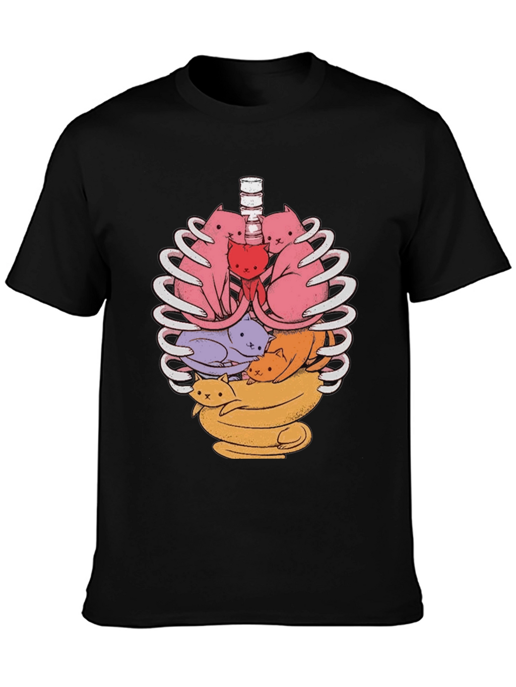 Anatomical Cat Ribcage T-Shirt