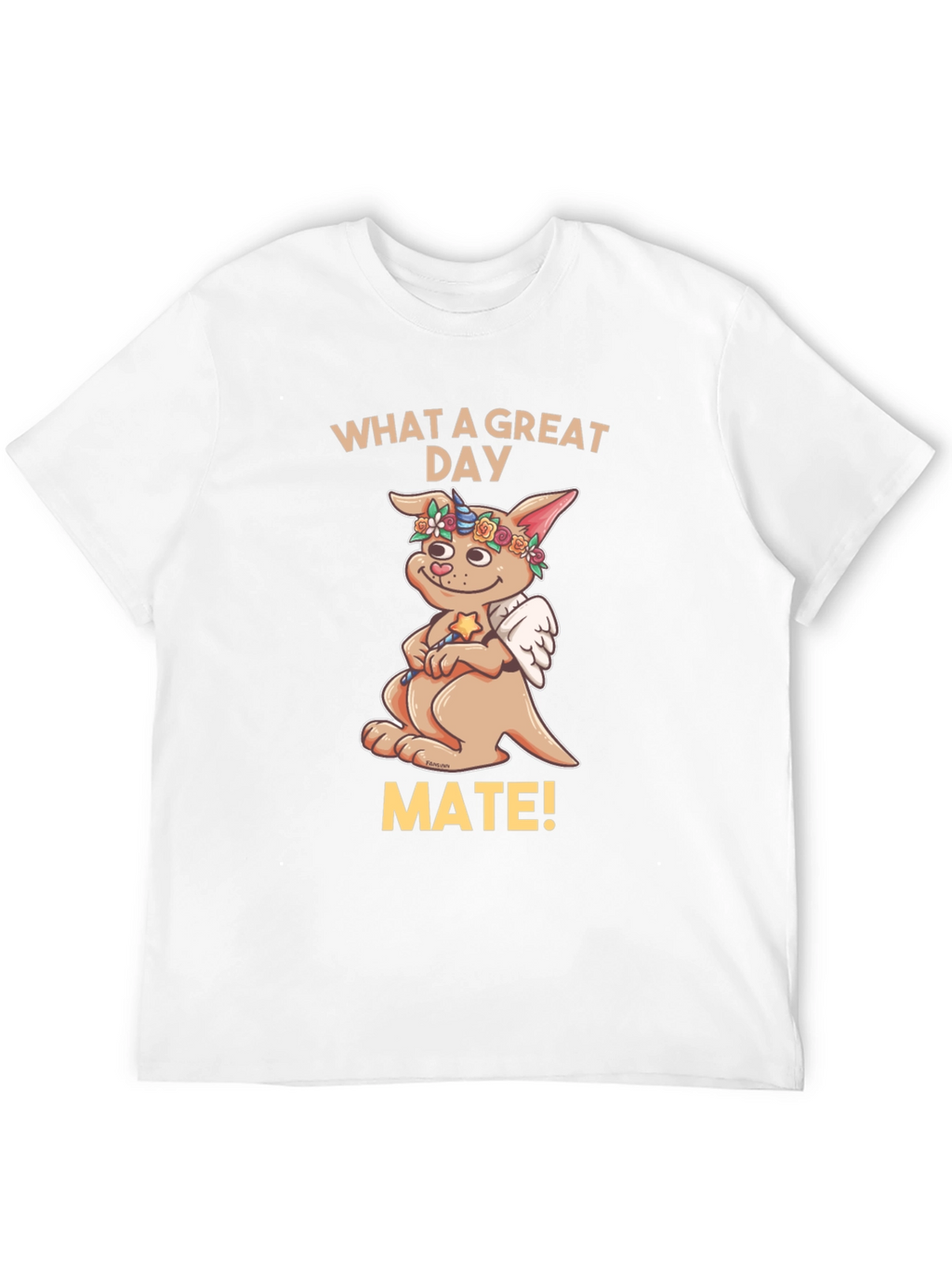 Cute Kangaroo Unicorn Wings T-Shirt