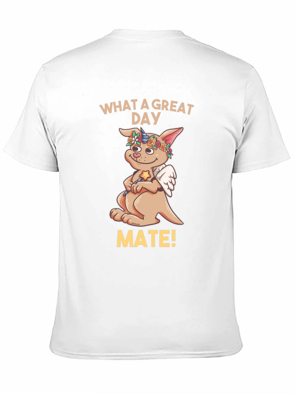 Cute Kangaroo Unicorn Wings T-Shirt