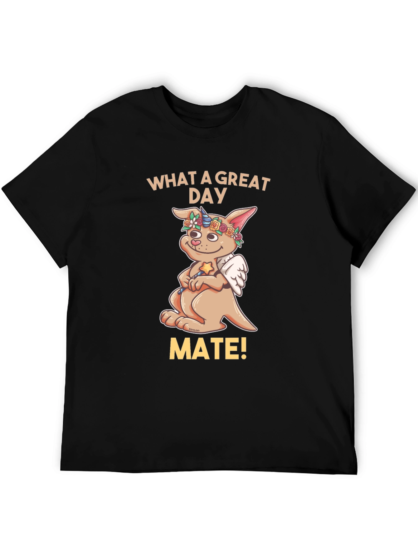 Cute Kangaroo Unicorn Wings T-Shirt