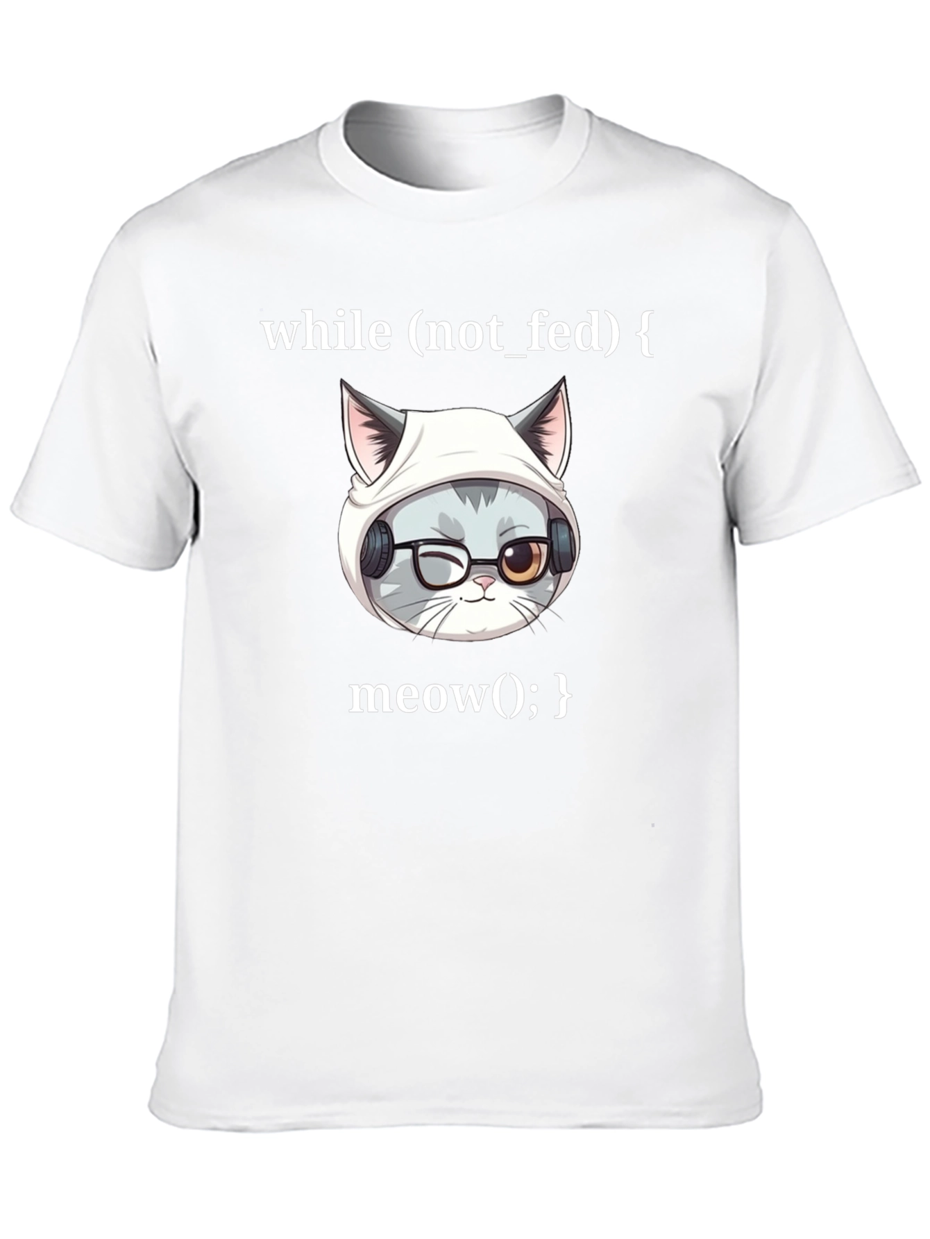 Programmer Cat T-Shirt - While Loop Meow