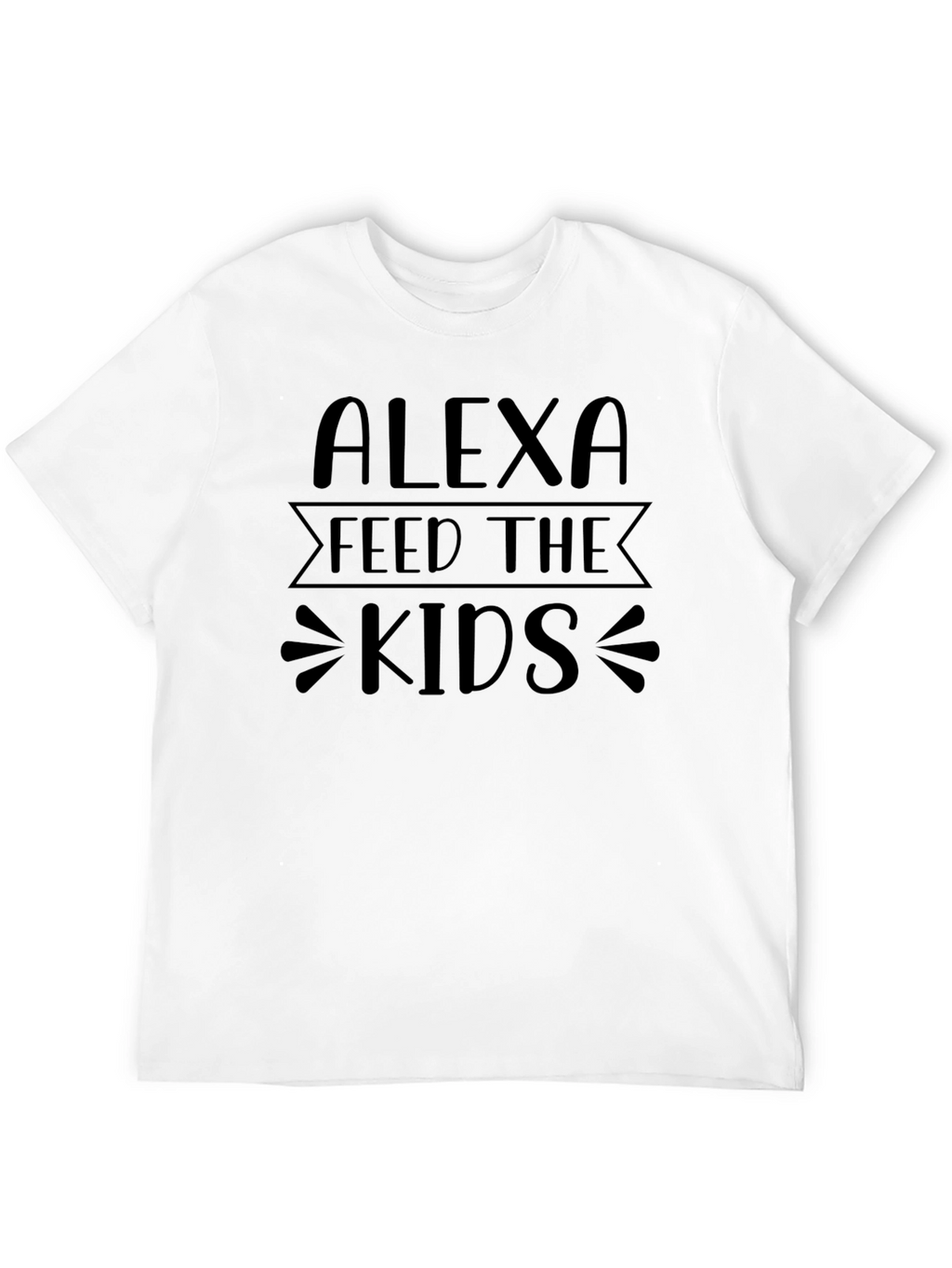 Alexa Feed The Kids Black T-Shirt