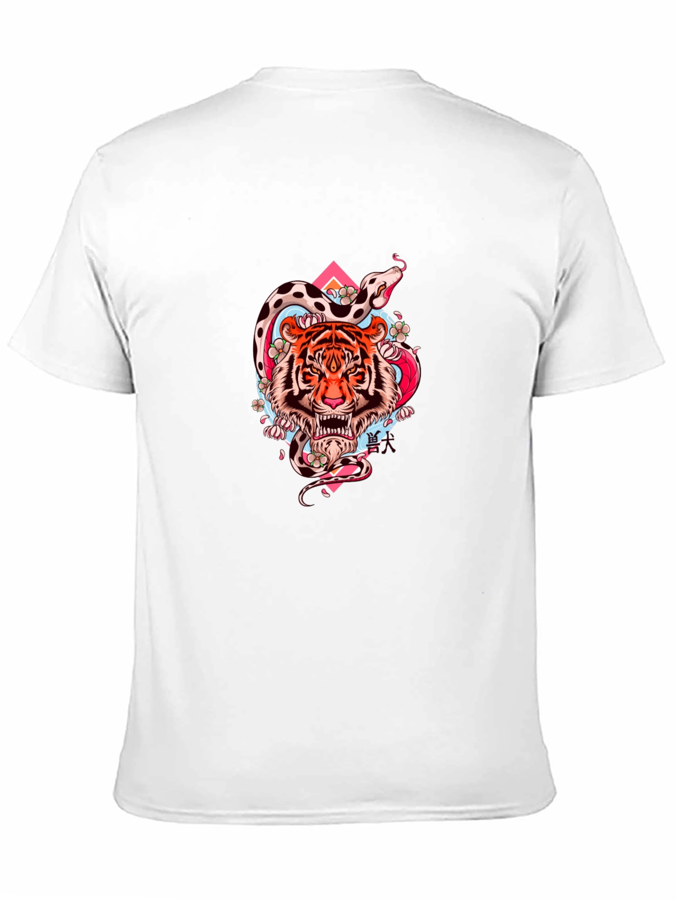 Tiger & Snake Graphic Tee - Cool Streetwear