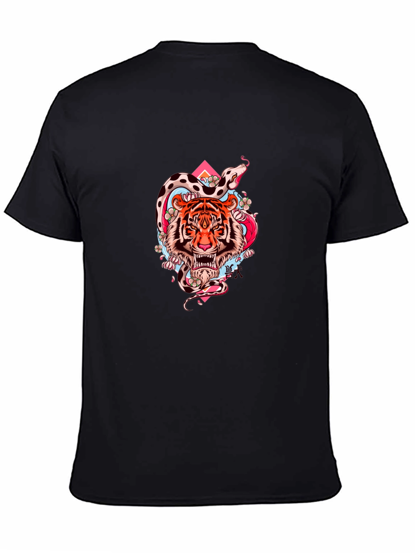 Tiger & Snake Graphic Tee - Cool Streetwear