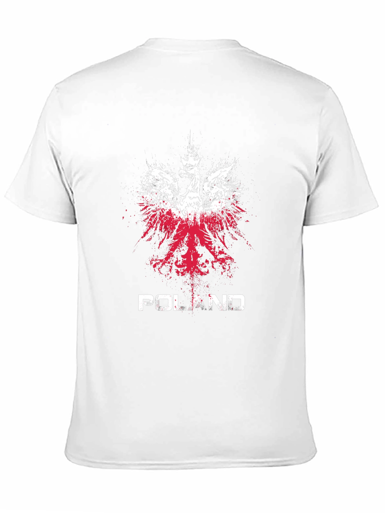 Poland Flag Eagle Black T-Shirt