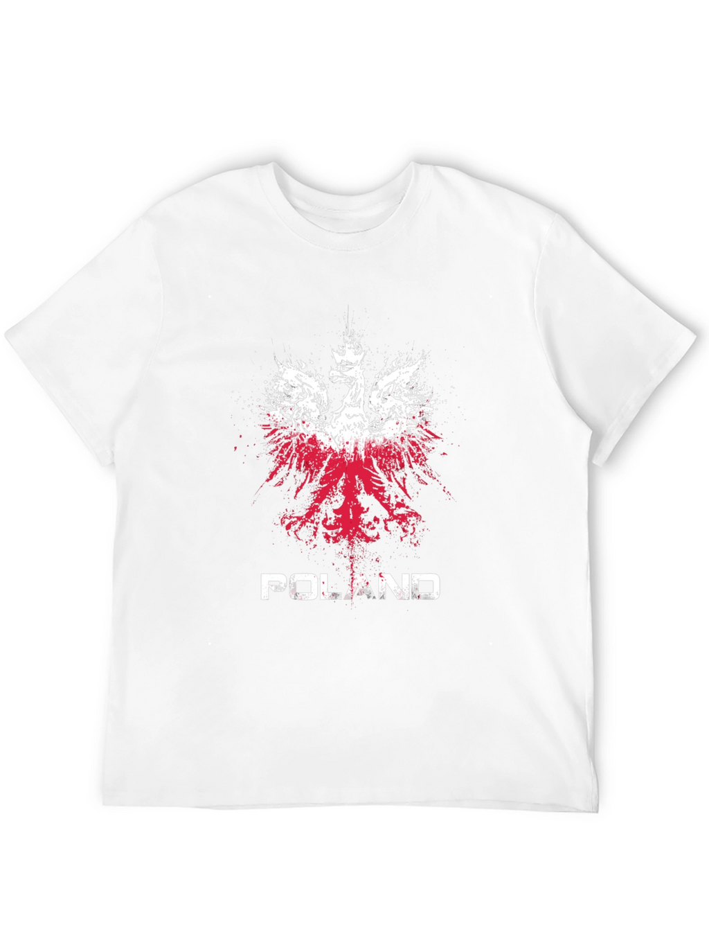 Poland Flag Eagle Black T-Shirt