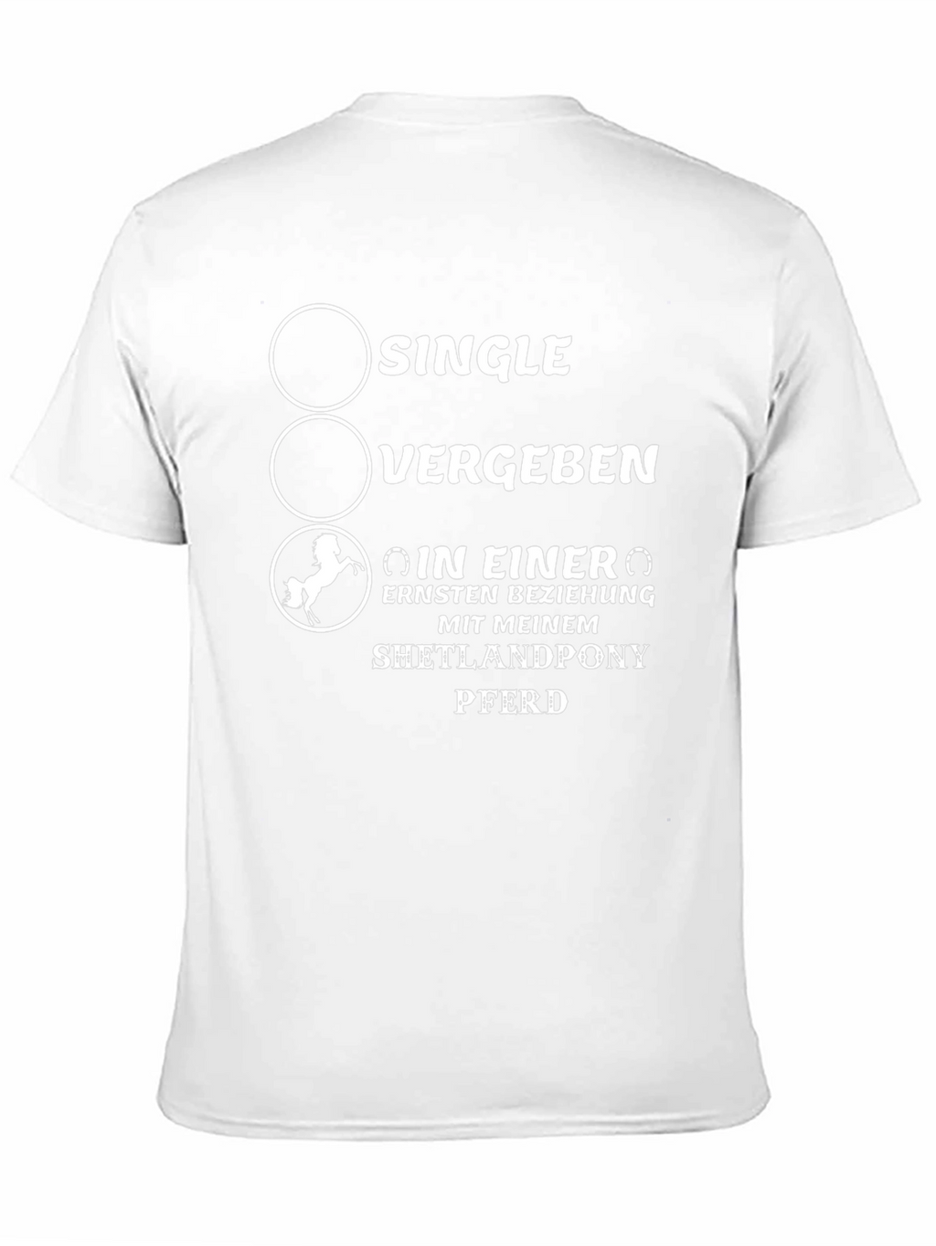 Single Shetlandpony Pferd T-Shirt