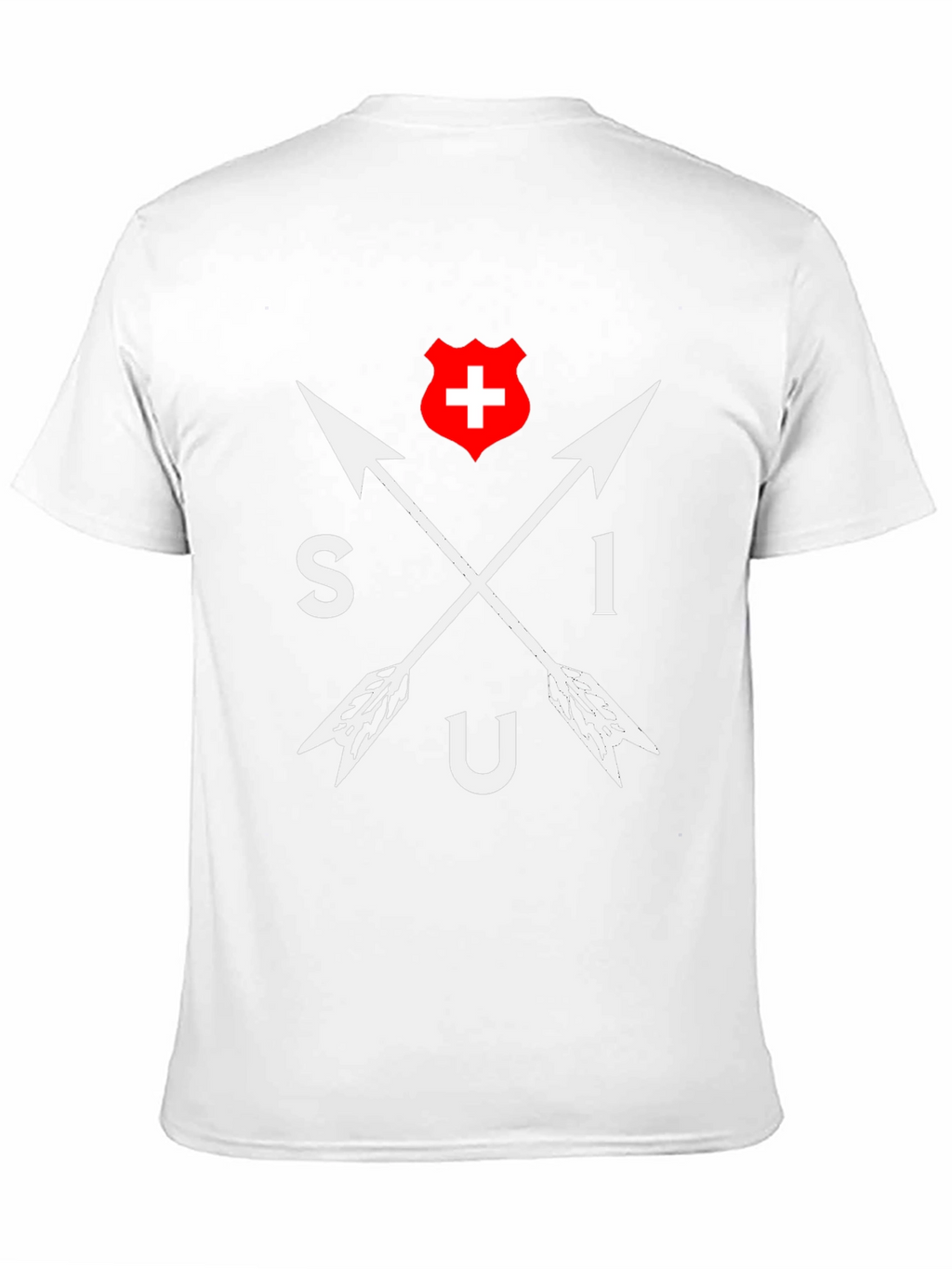 SIU Switzerland Arrow T-Shirt - Black Cotton Tee