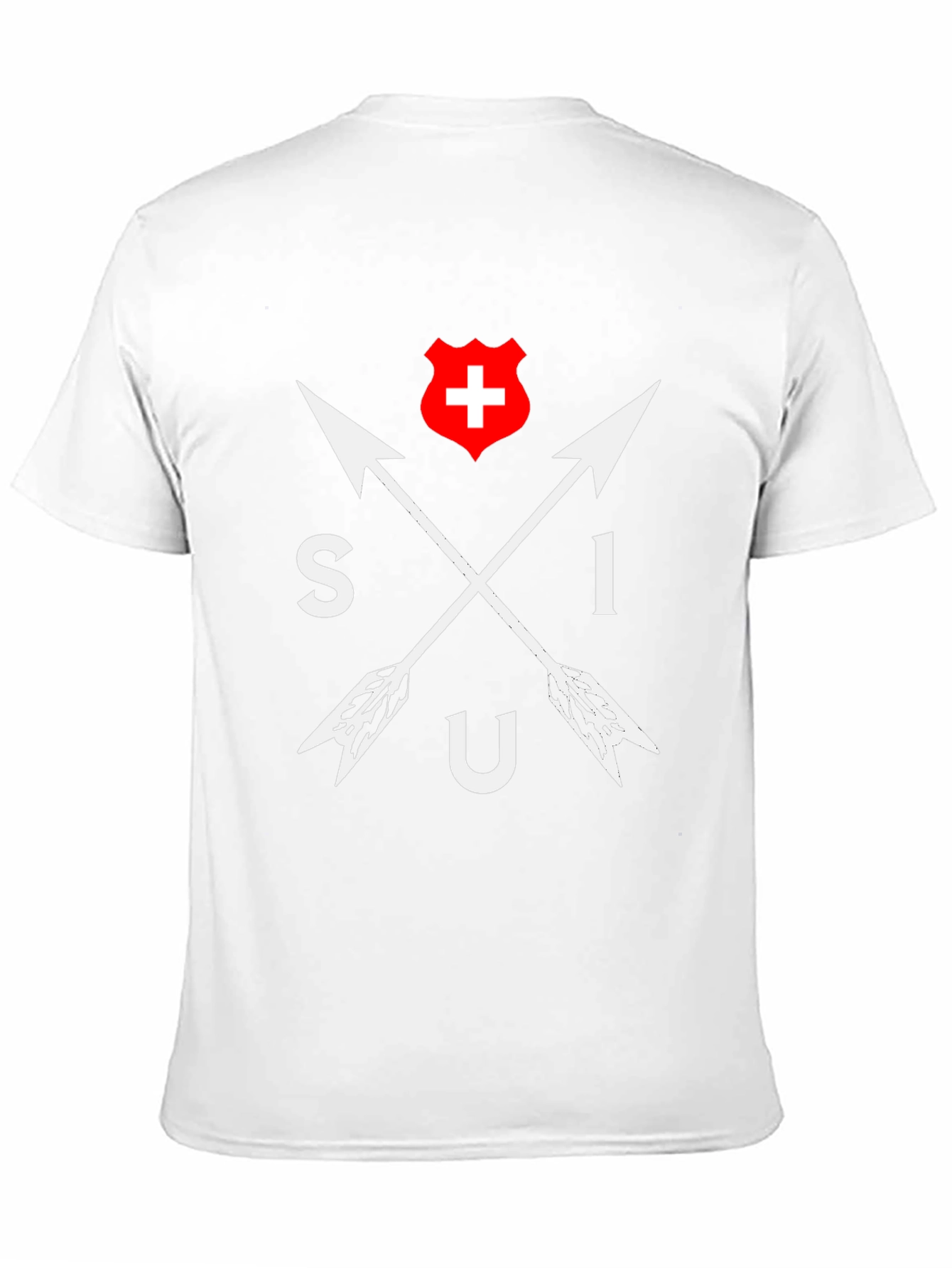 SIU Switzerland Arrow T-Shirt - Black Cotton Tee