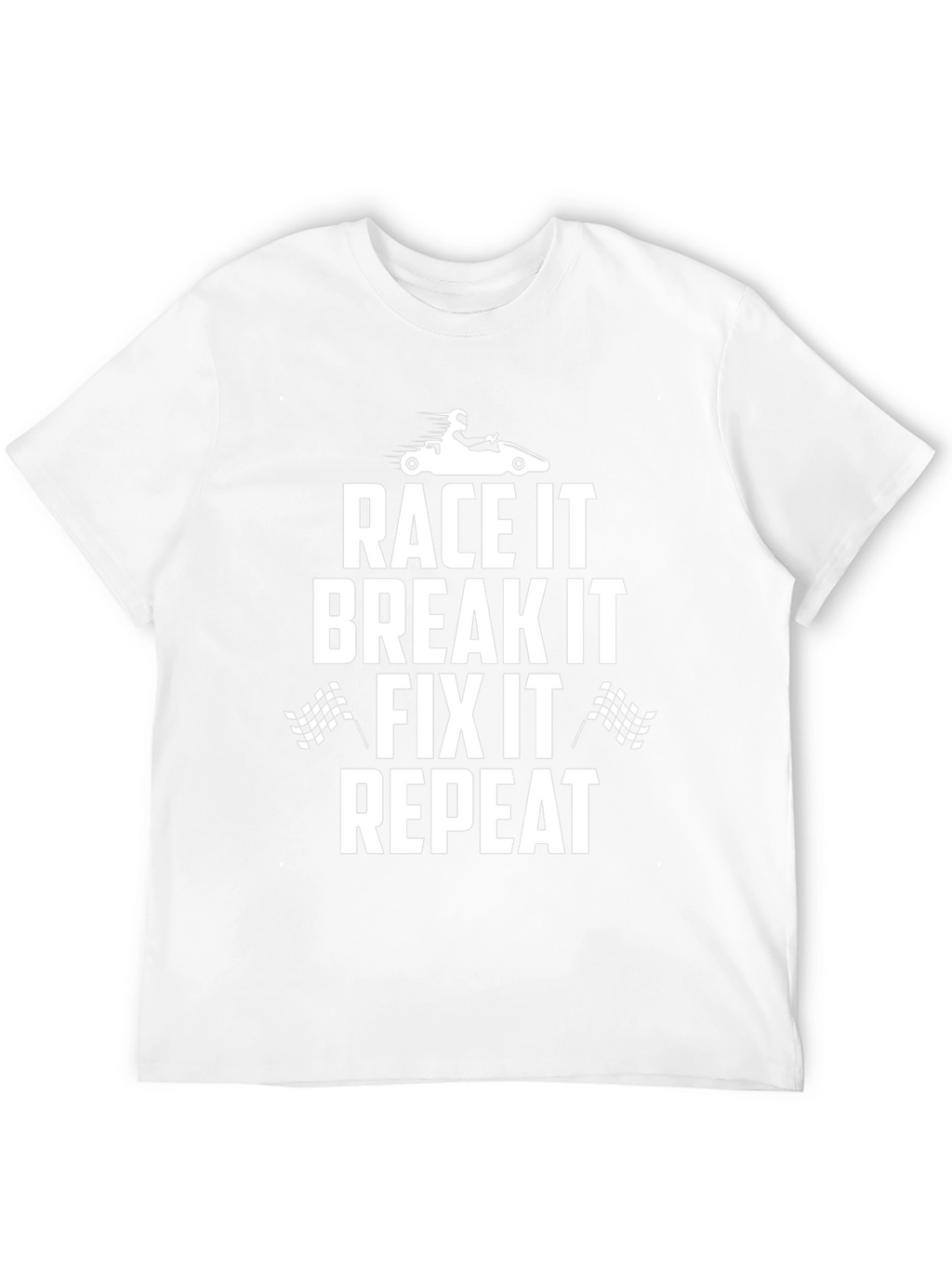 Race It Break It Fix It Repeat Graphic Tee