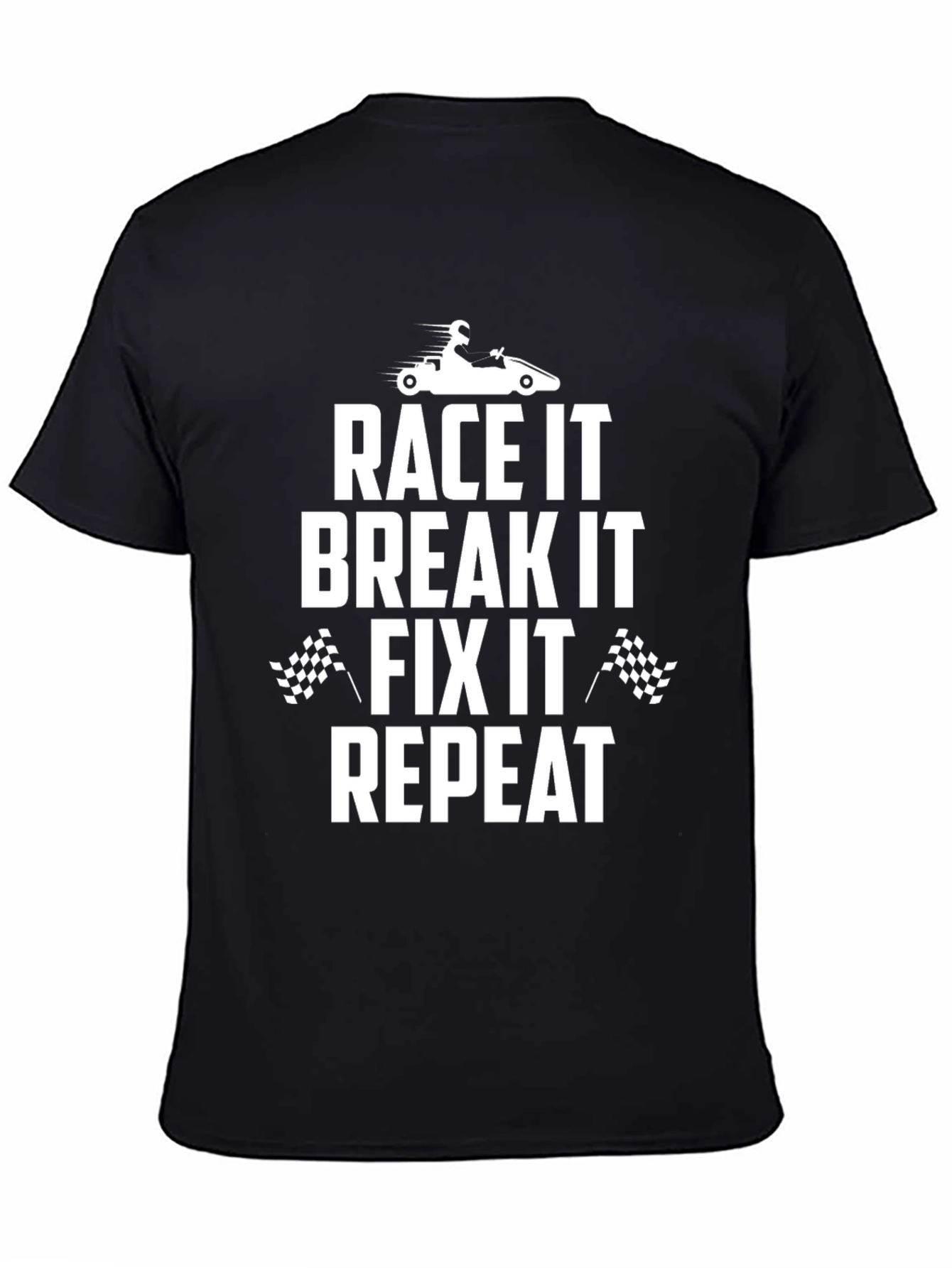 Race It Break It Fix It Repeat Graphic Tee