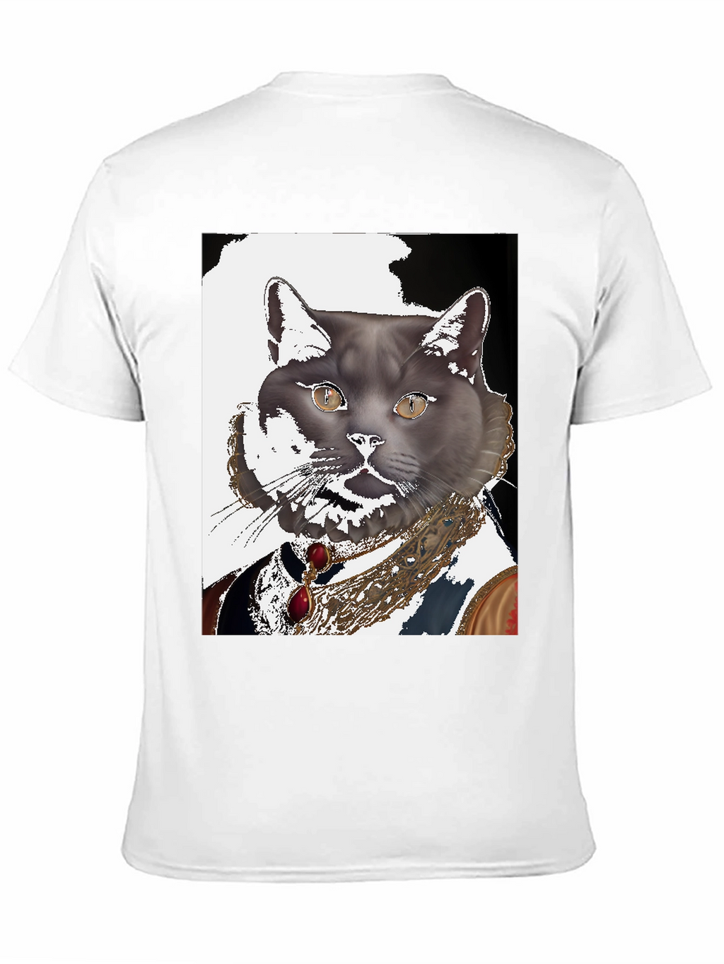 Regal Cat Portrait T-Shirt