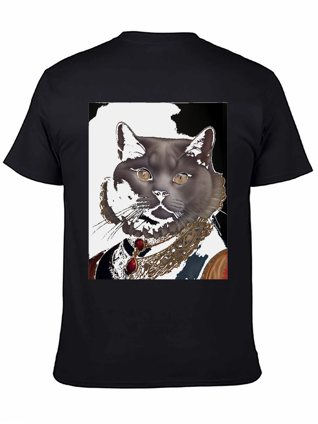 Regal Cat Portrait T-Shirt