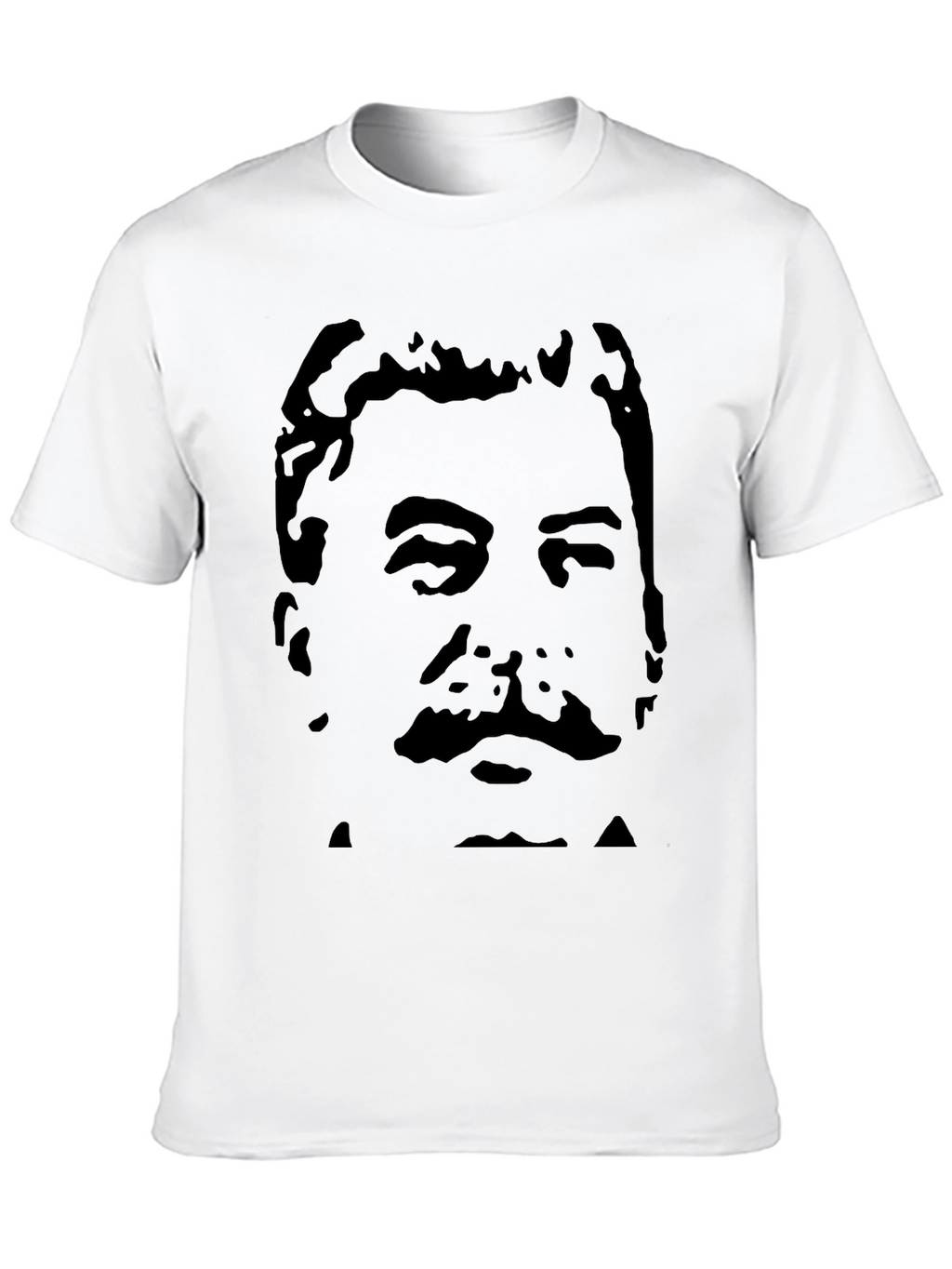 Stalin Portrait Black T-Shirt