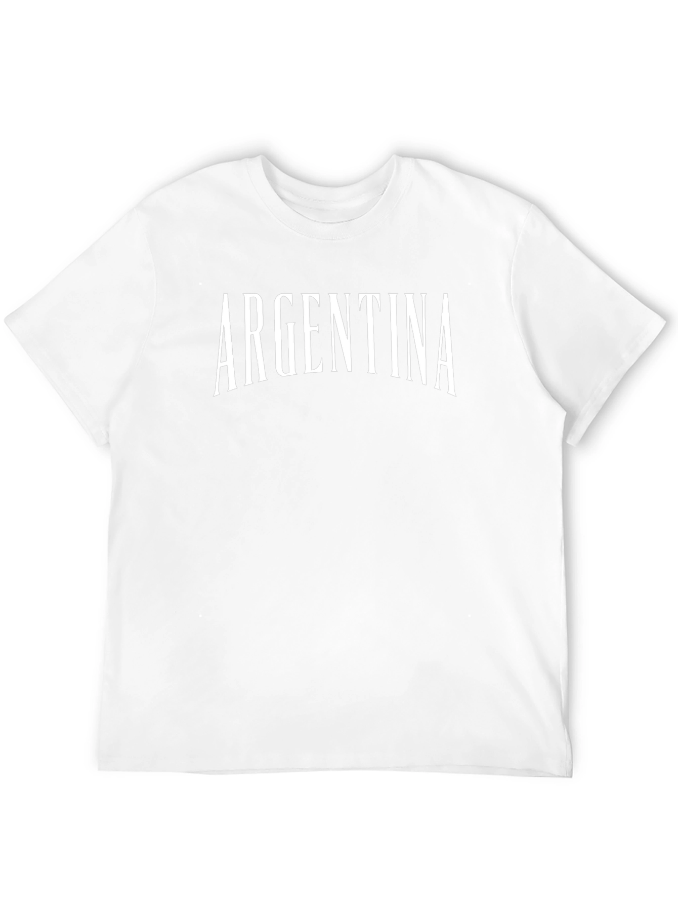 Argentina Text Graphic Black T-Shirt