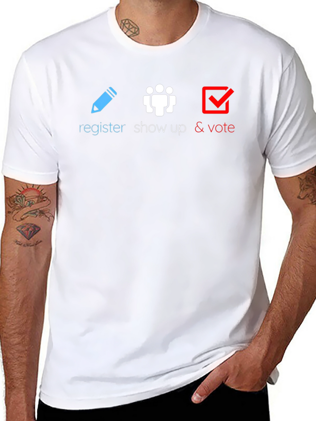Register Show Up Vote T-Shirt
