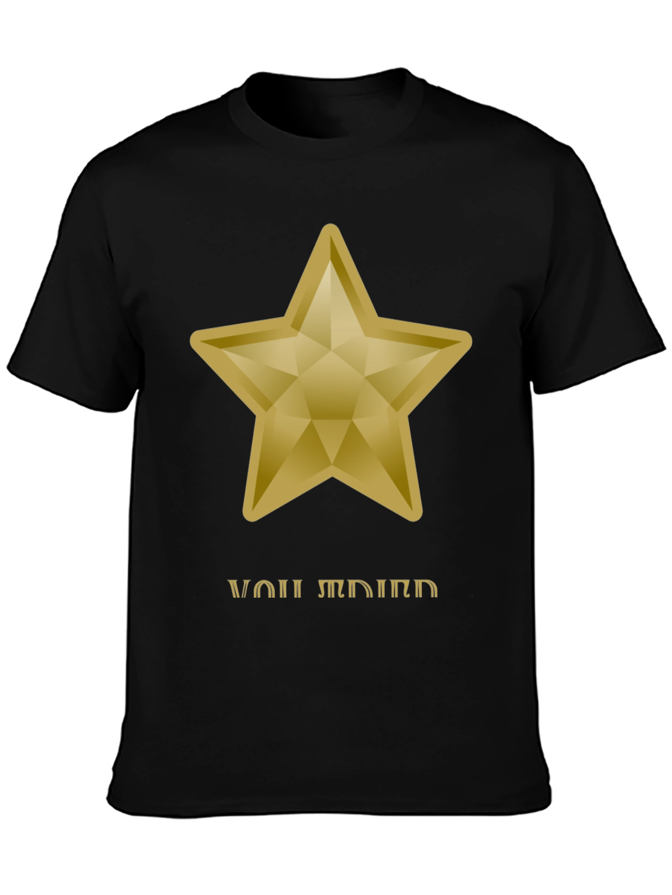 Gold Star Graphic Tee - You Shine Bright!