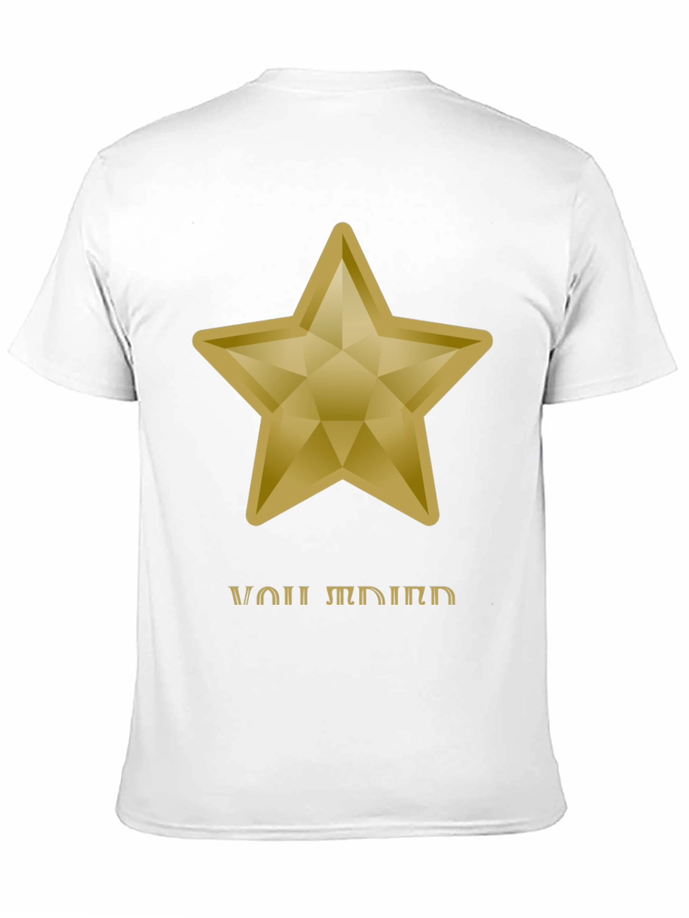 Gold Star Graphic Tee - You Shine Bright!