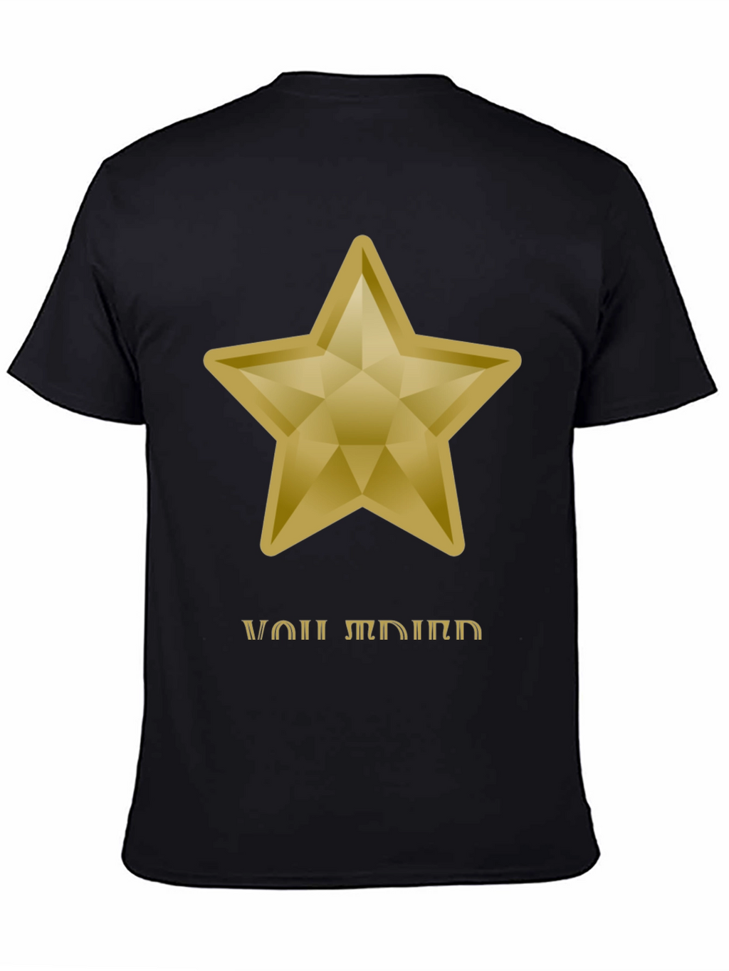 Gold Star Graphic Tee - You Shine Bright!