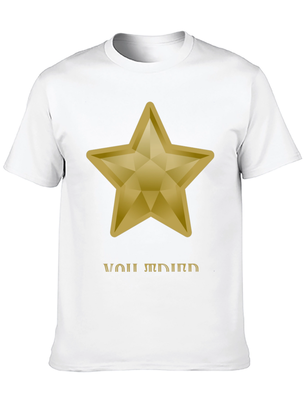 Gold Star Graphic Tee - You Shine Bright!