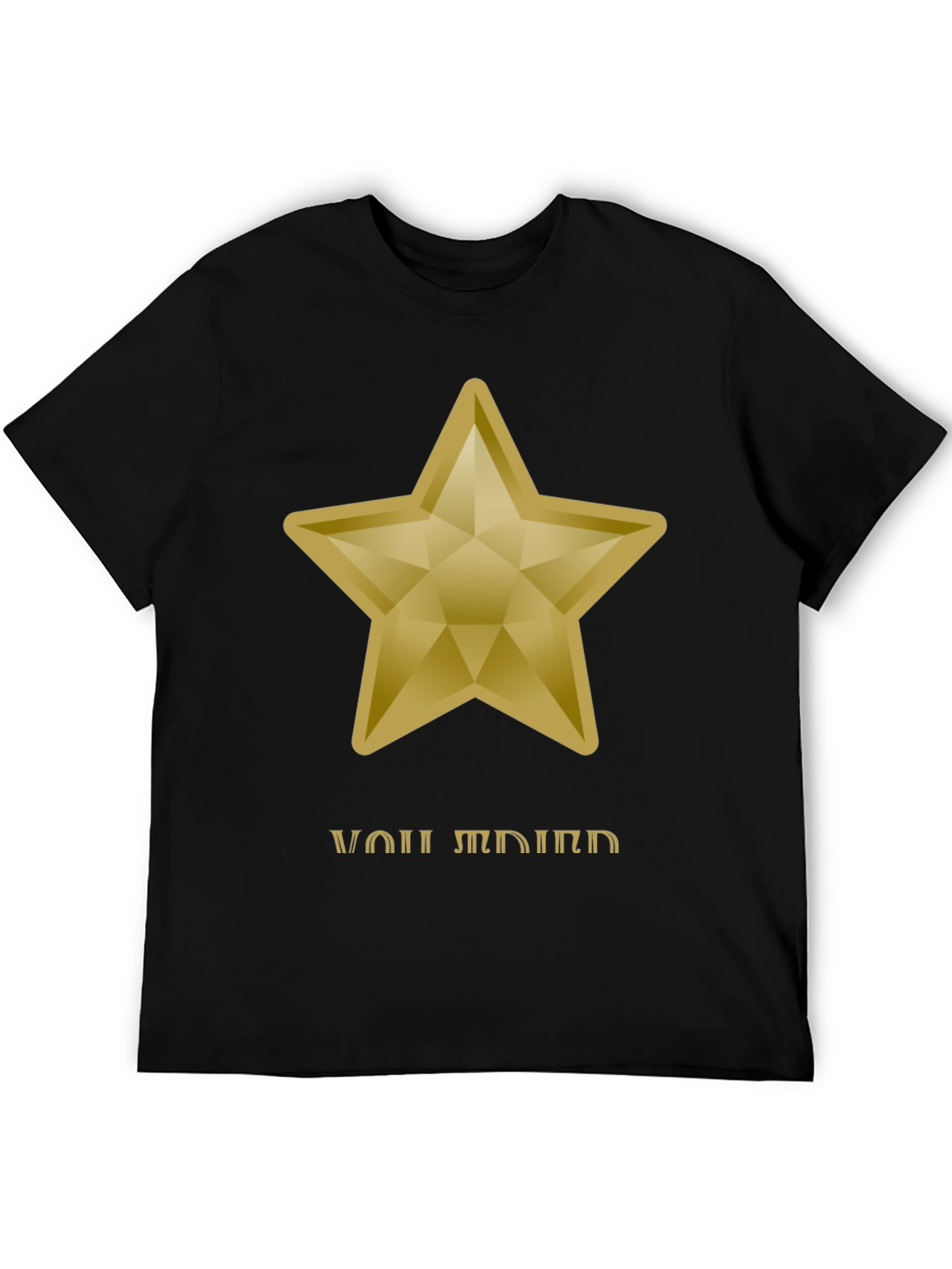 Gold Star Graphic Tee - You Shine Bright!