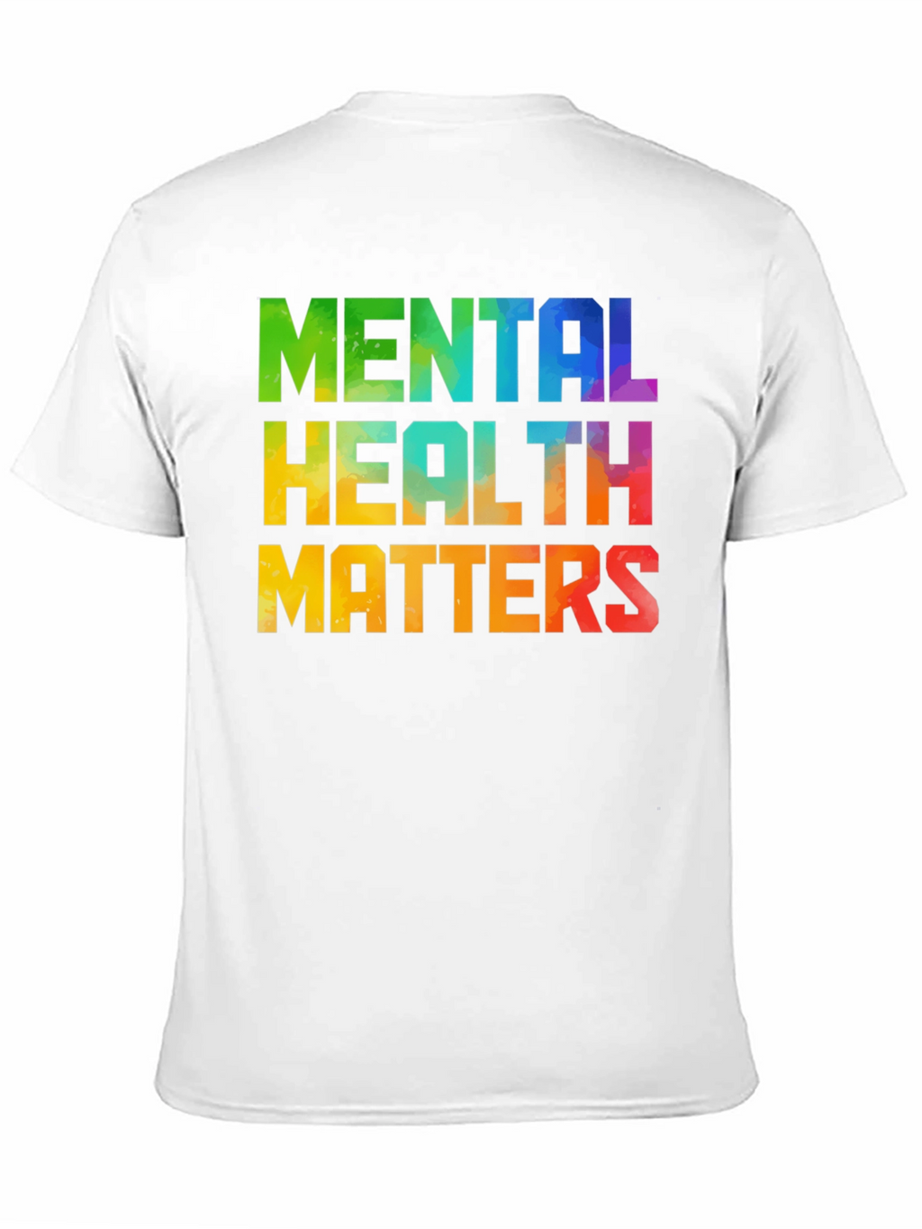 Mental Health Matters Graphic Tee - Black Cotton T-Shirt