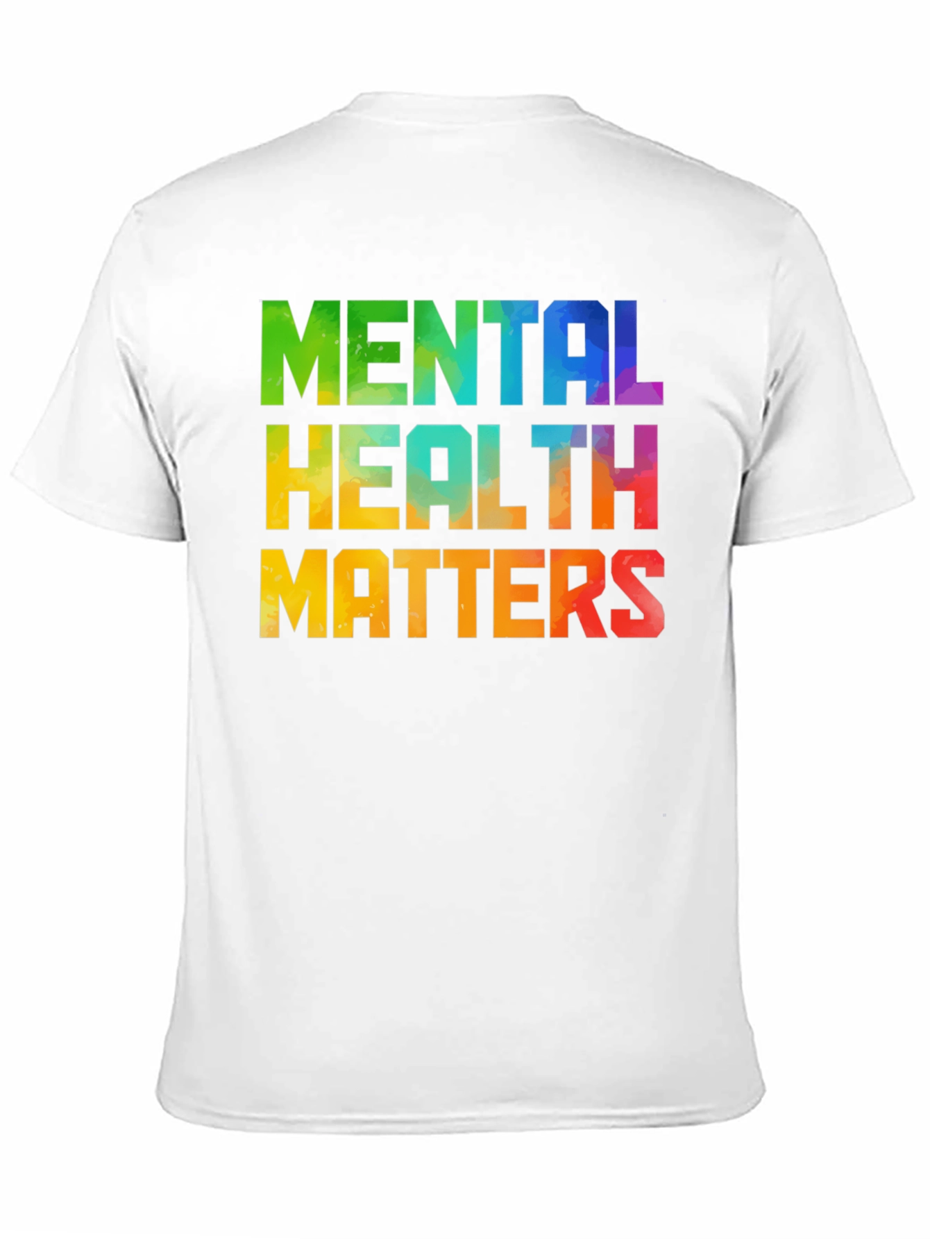 Mental Health Matters Graphic Tee - Black Cotton T-Shirt