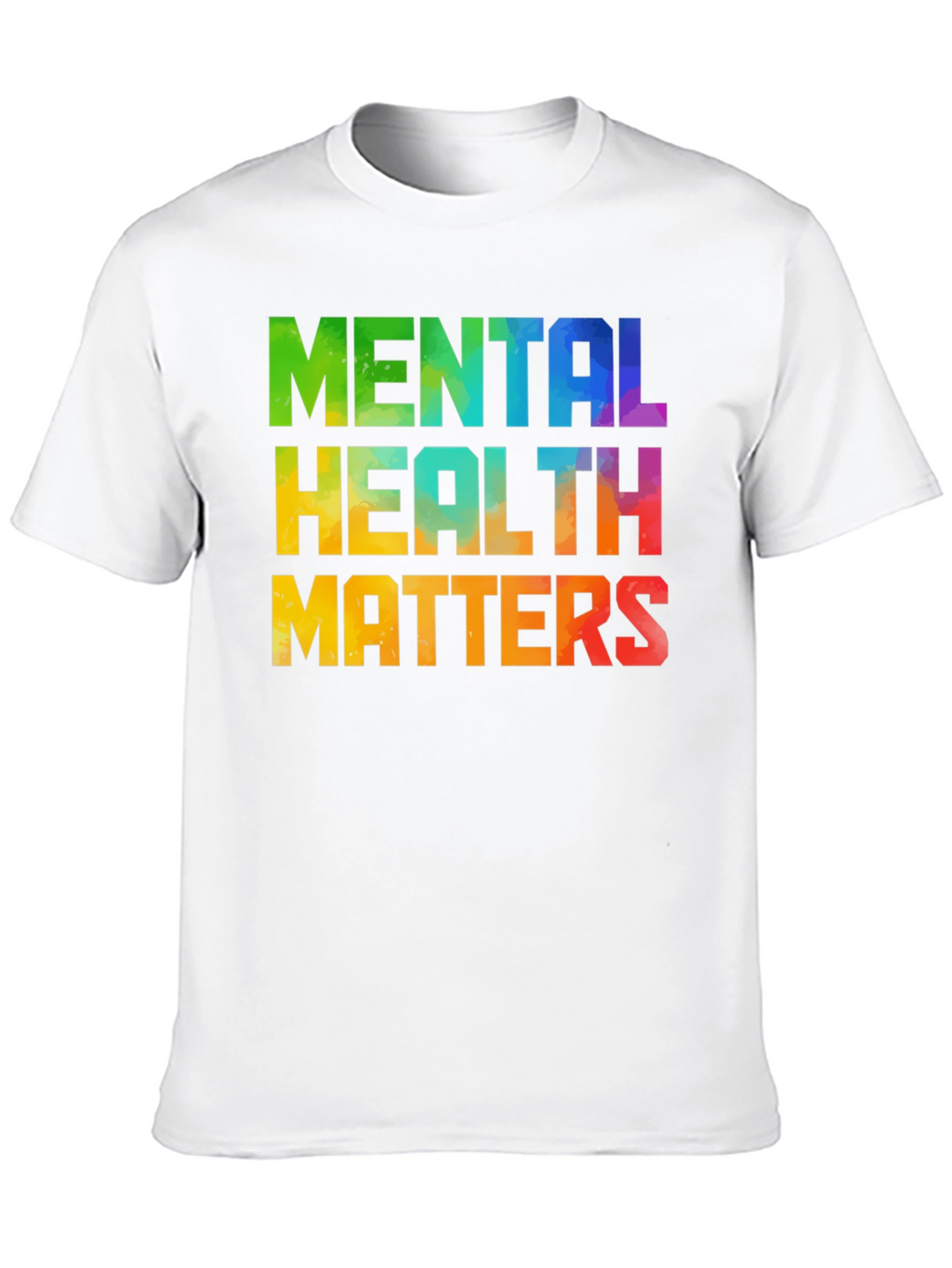 Mental Health Matters Graphic Tee - Black Cotton T-Shirt