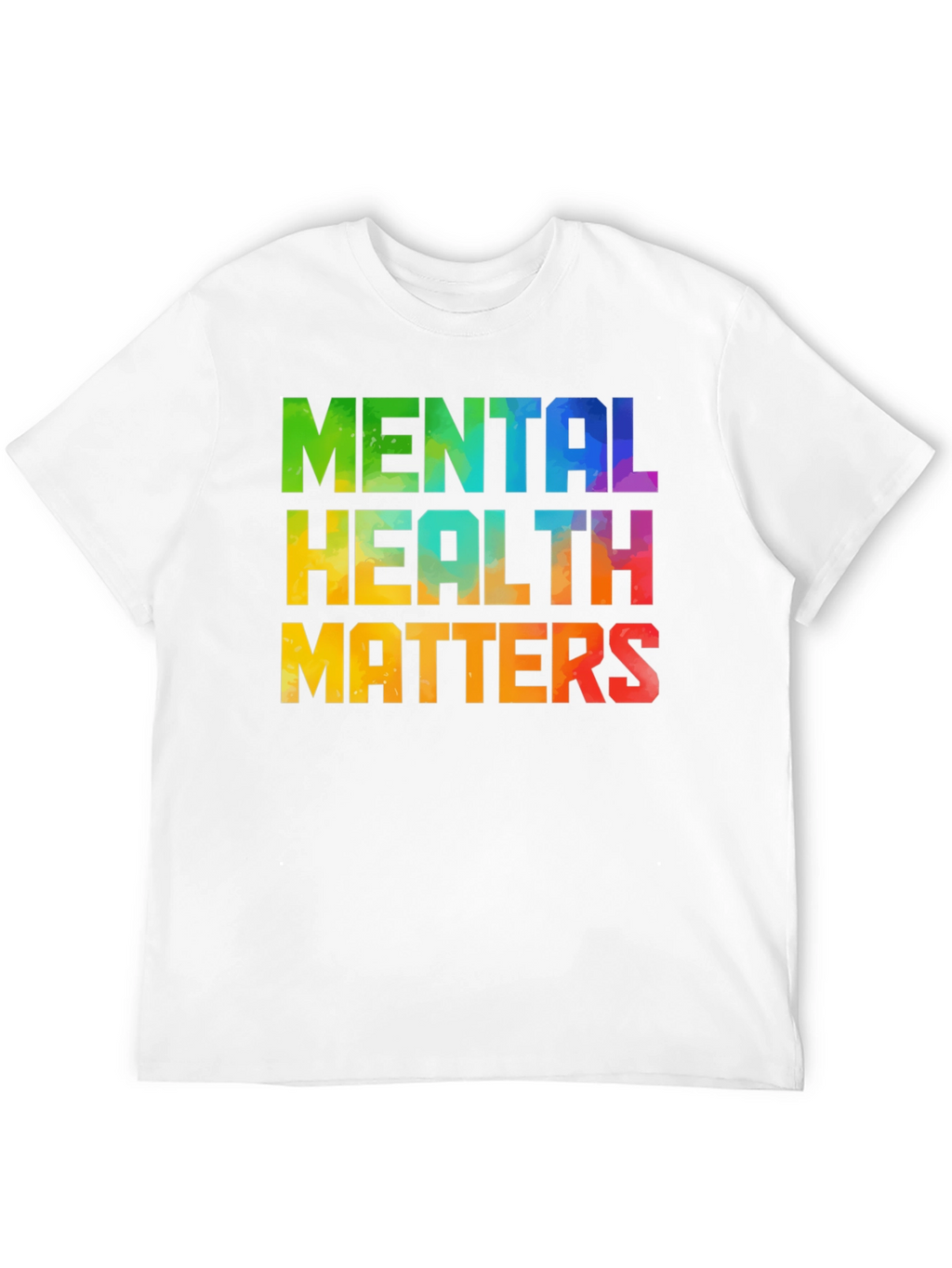 Mental Health Matters Graphic Tee - Black Cotton T-Shirt