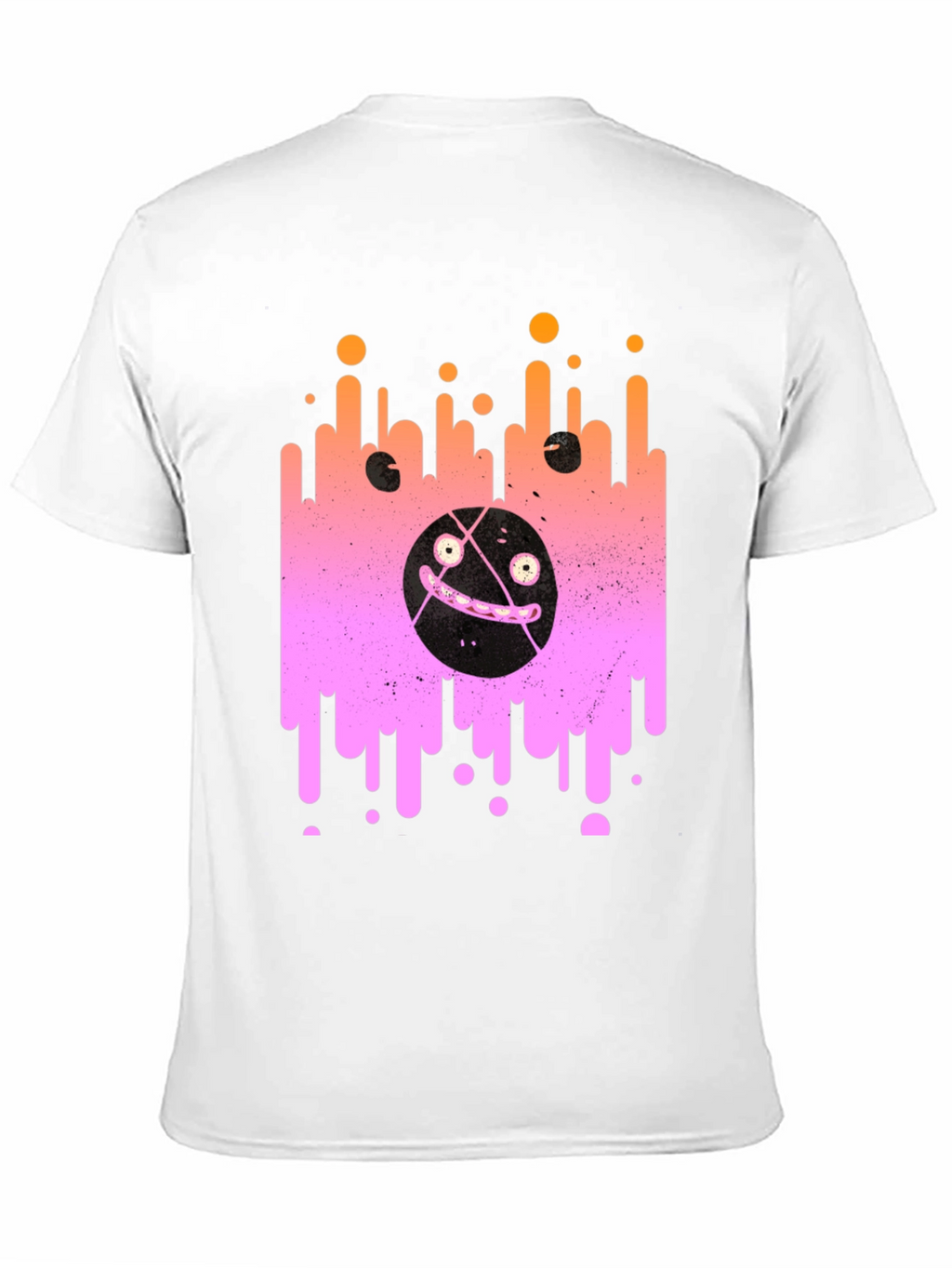 Abstract Graphic Print Crew Neck T-Shirt