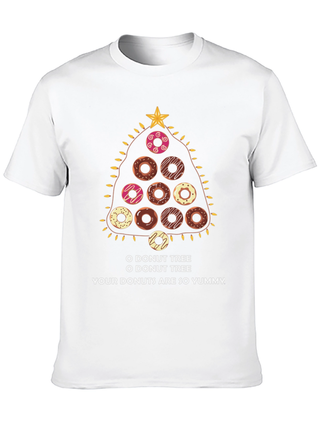 O Donut Tree T-Shirt - Christmas Holiday Tee